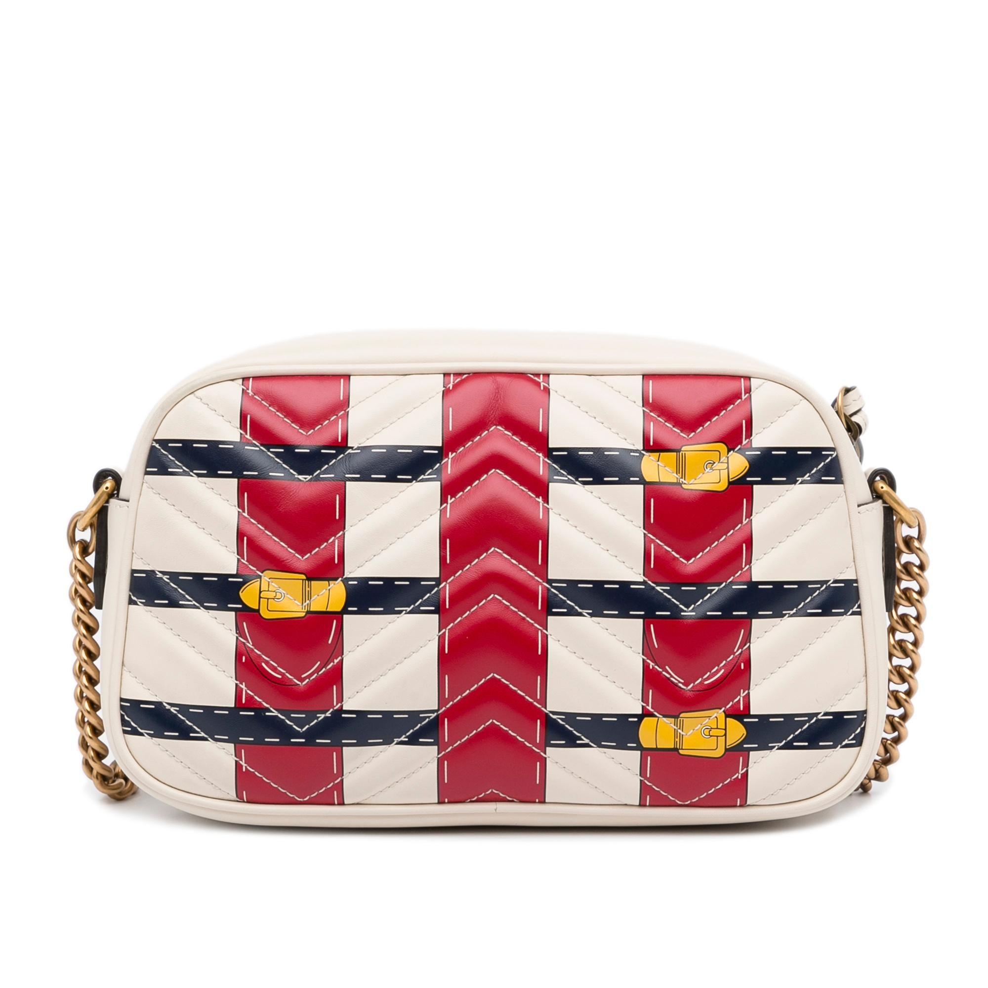 Gucci Small GG Marmont Matelasse Trompe L'Oeil Crossbody (SHG-5QnTSu)