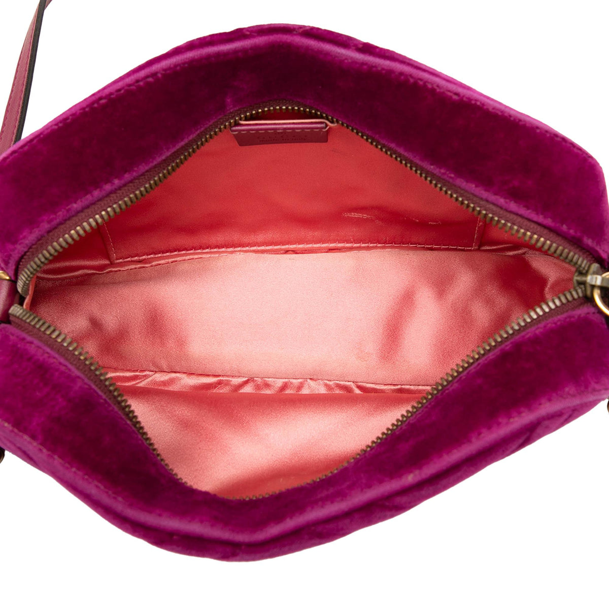 Gucci Small GG Marmont Matelasse Velvet Crossbody