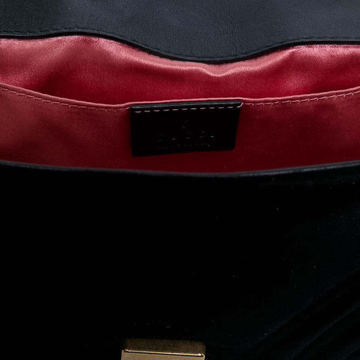 Gucci Small GG Marmont Matelasse Velvet Shoulder Bag