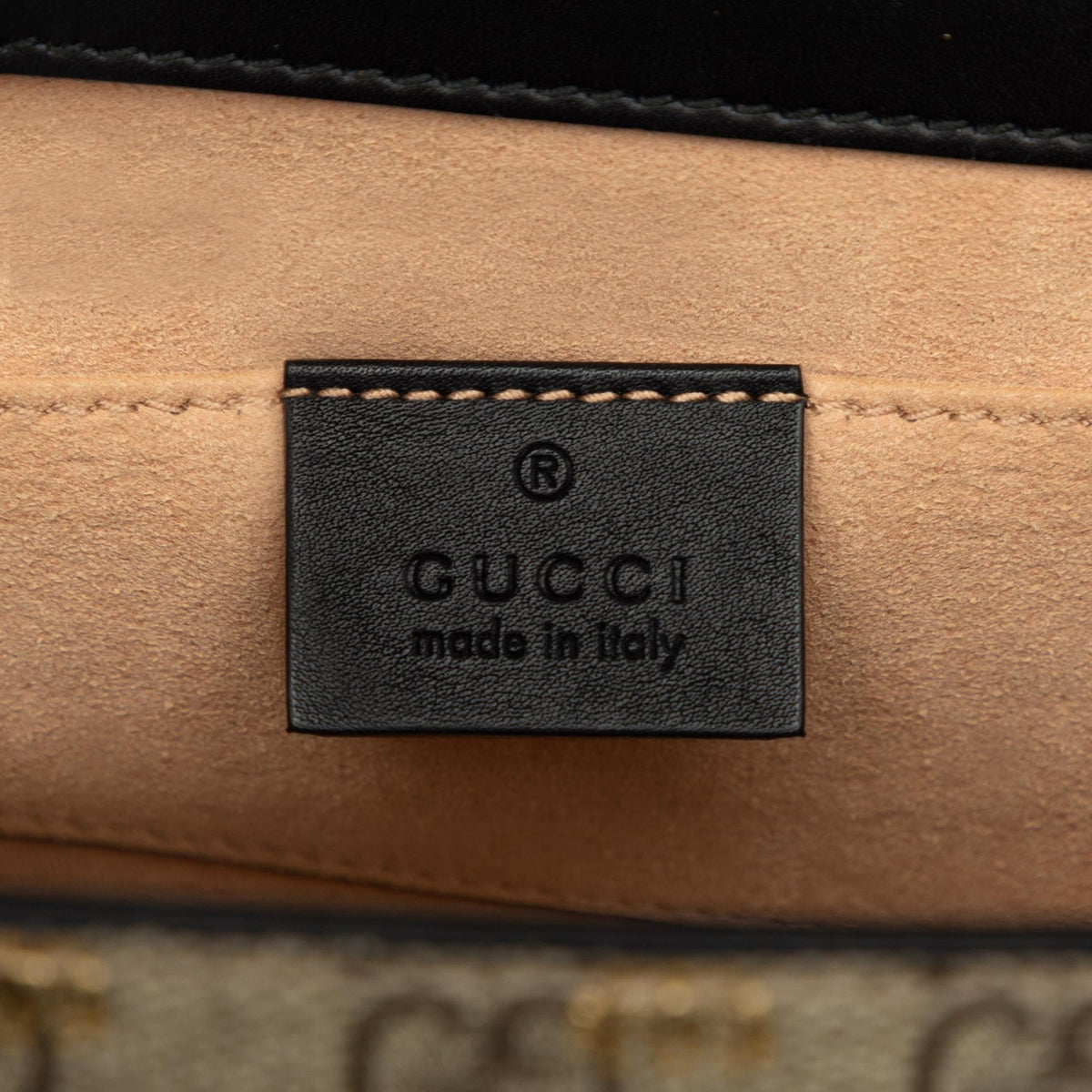 Gucci Small GG Supreme Bee Padlock Crossbody