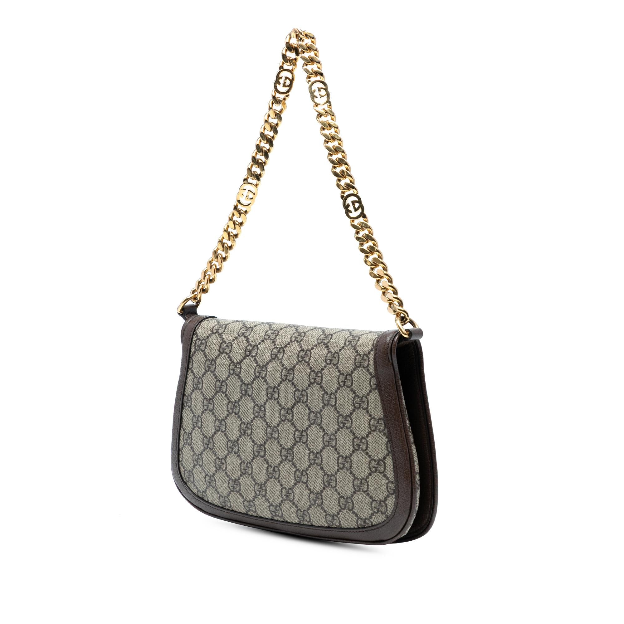 Gucci Small GG Supreme Blondie Chain Satchel