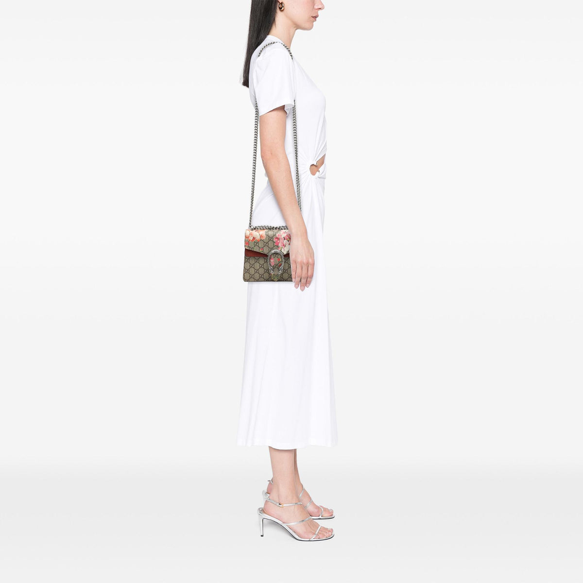 Gucci Small GG Supreme Blooms Dionysus Crossbody