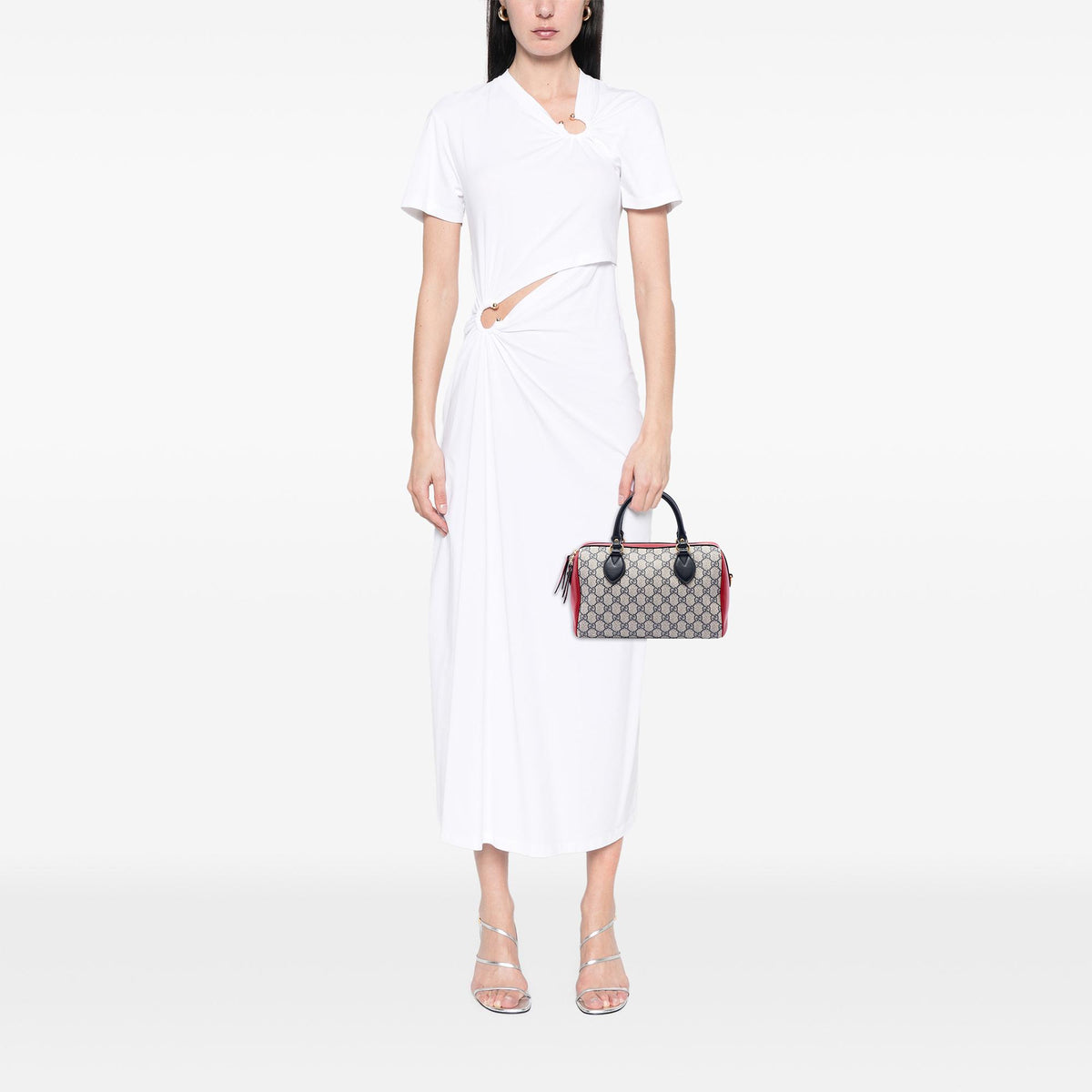 Gucci Small GG Supreme Boston Bag