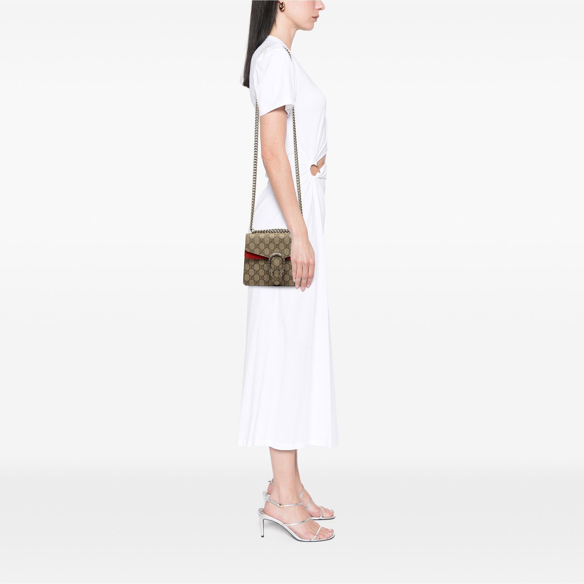 Gucci Small GG Supreme Dionysus Crossbody