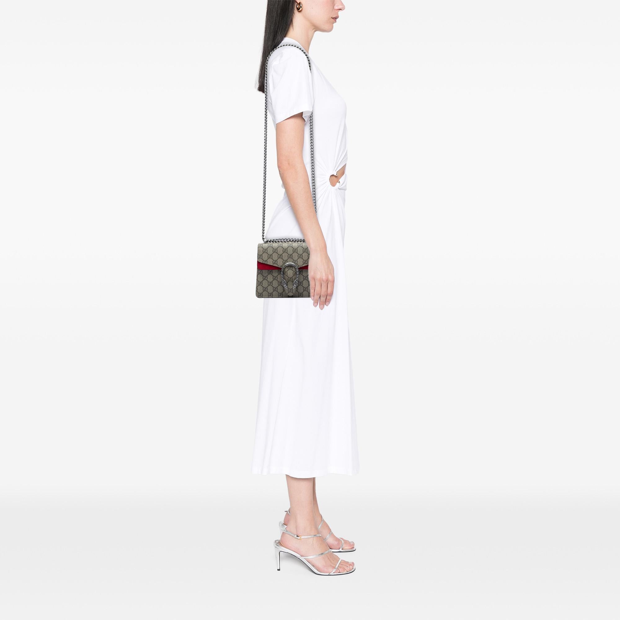Gucci Small GG Supreme Dionysus Crossbody