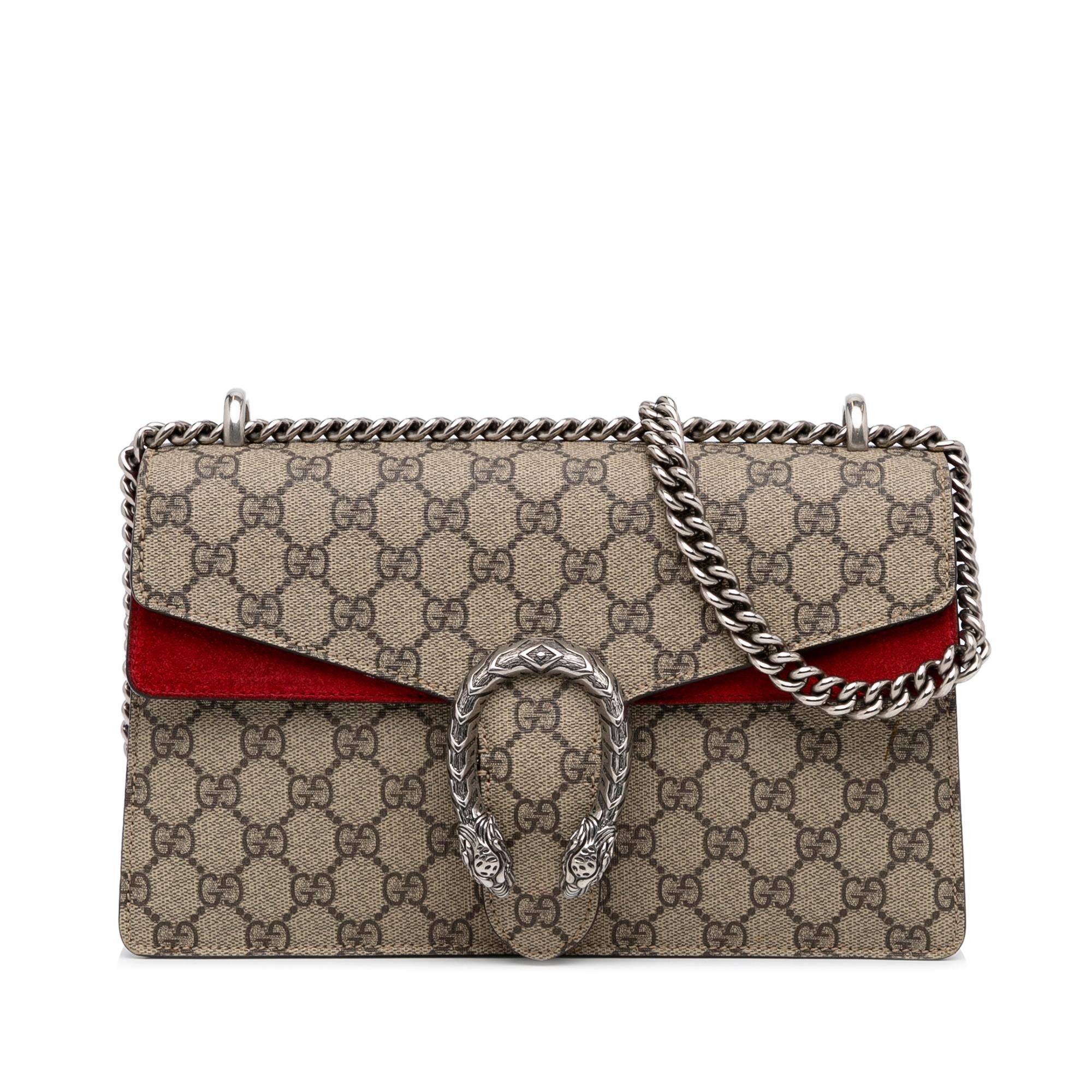 Gucci Small GG Supreme Dionysus Shoulder Bag (SHG-v7SDj4)