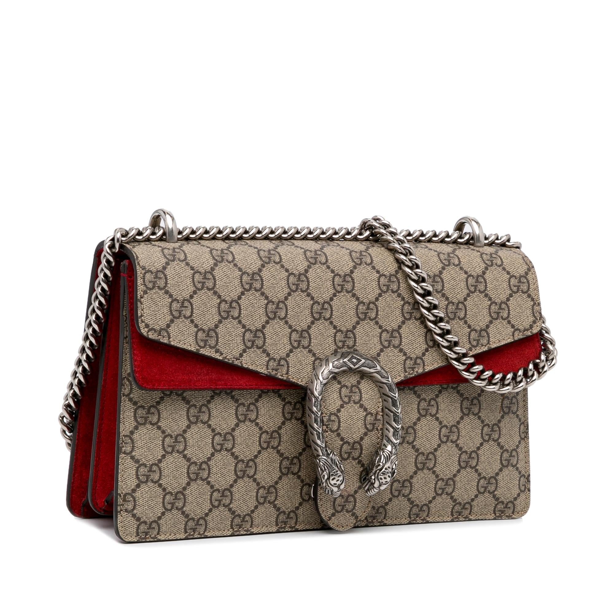 Gucci Small GG Supreme Dionysus Shoulder Bag (SHG-v7SDj4)