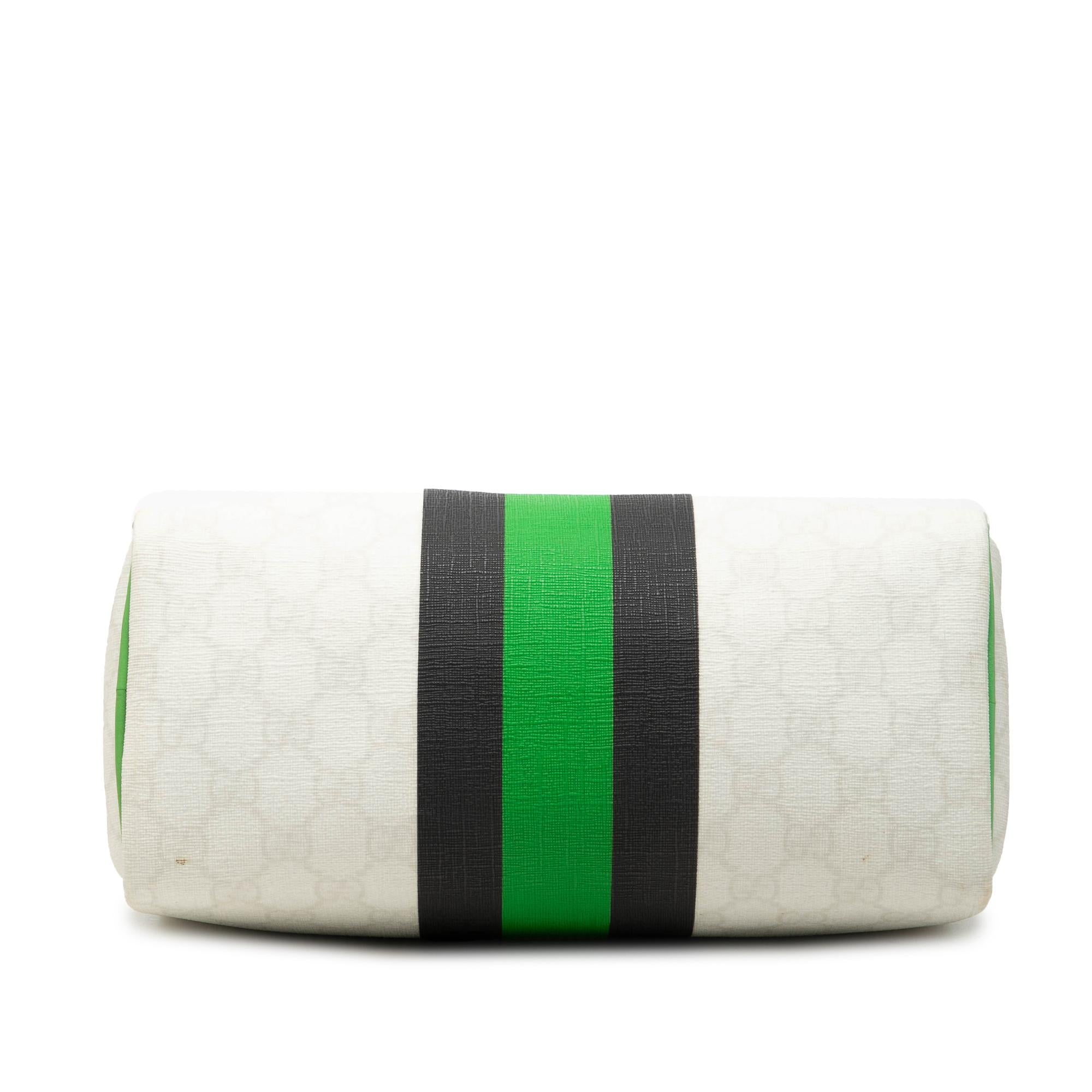 Gucci Small GG Supreme Joy Web Boston Bag