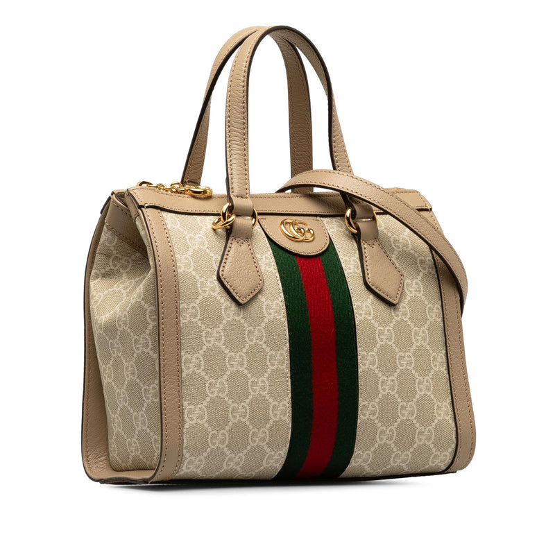 Gucci Small GG Supreme Ophidia Satchel (SHG-gSeSoW)