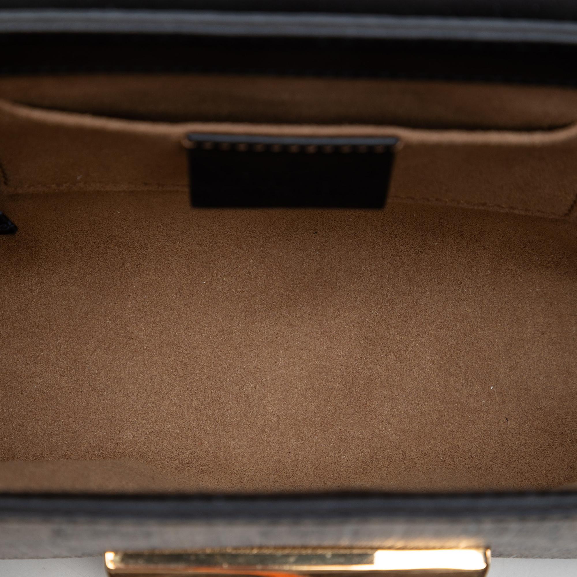 Gucci Small GG Supreme Padlock Crossbody