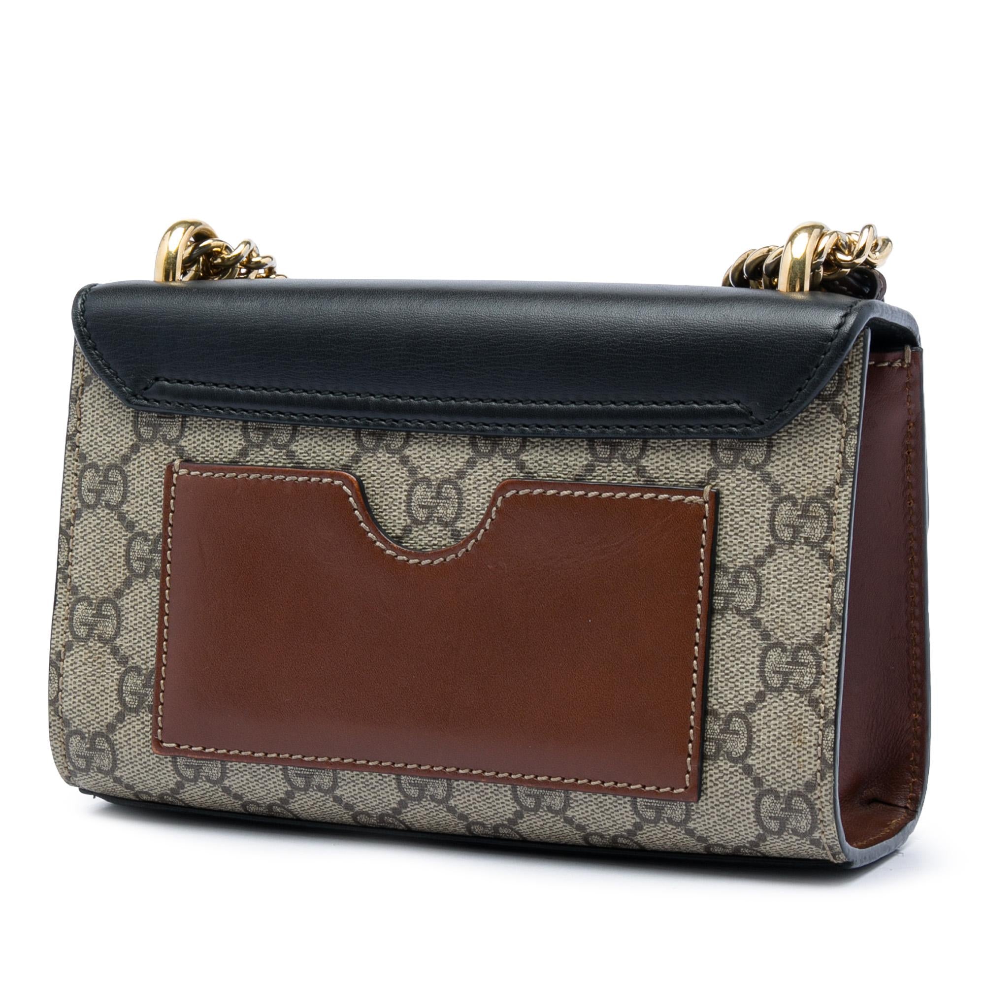 Gucci Small GG Supreme Padlock Crossbody
