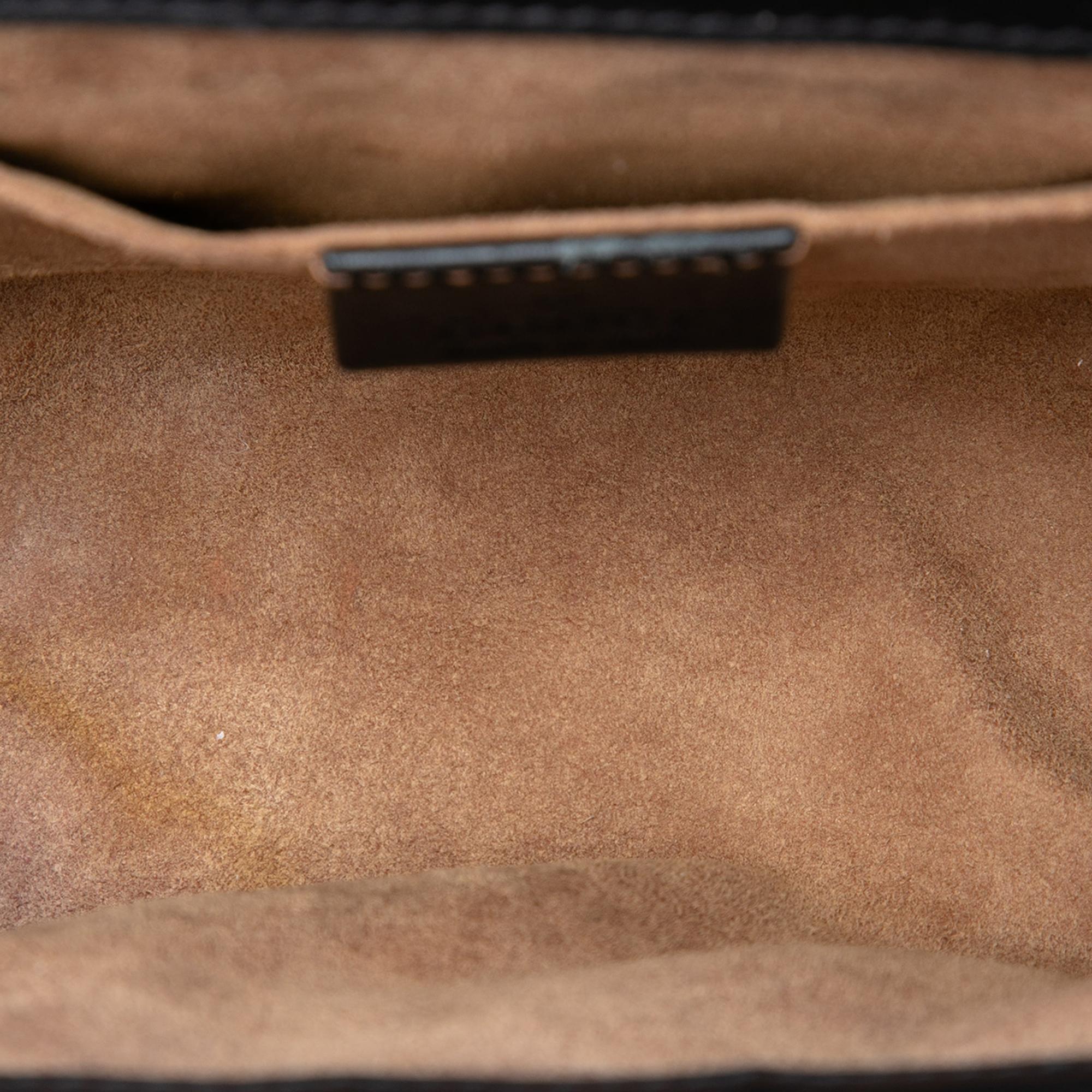Gucci Small GG Supreme Padlock Crossbody