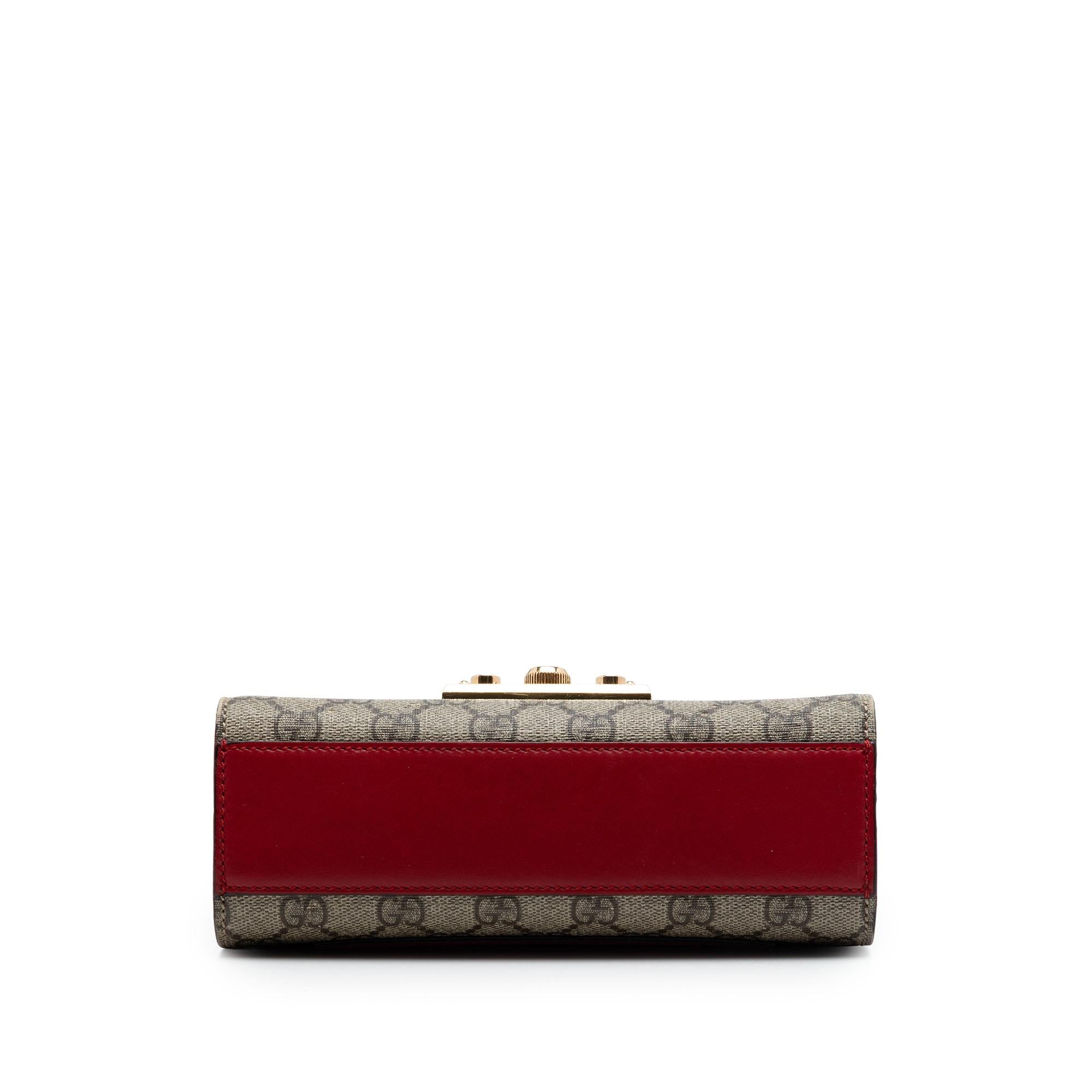 Gucci Small GG Supreme Padlock Crossbody
