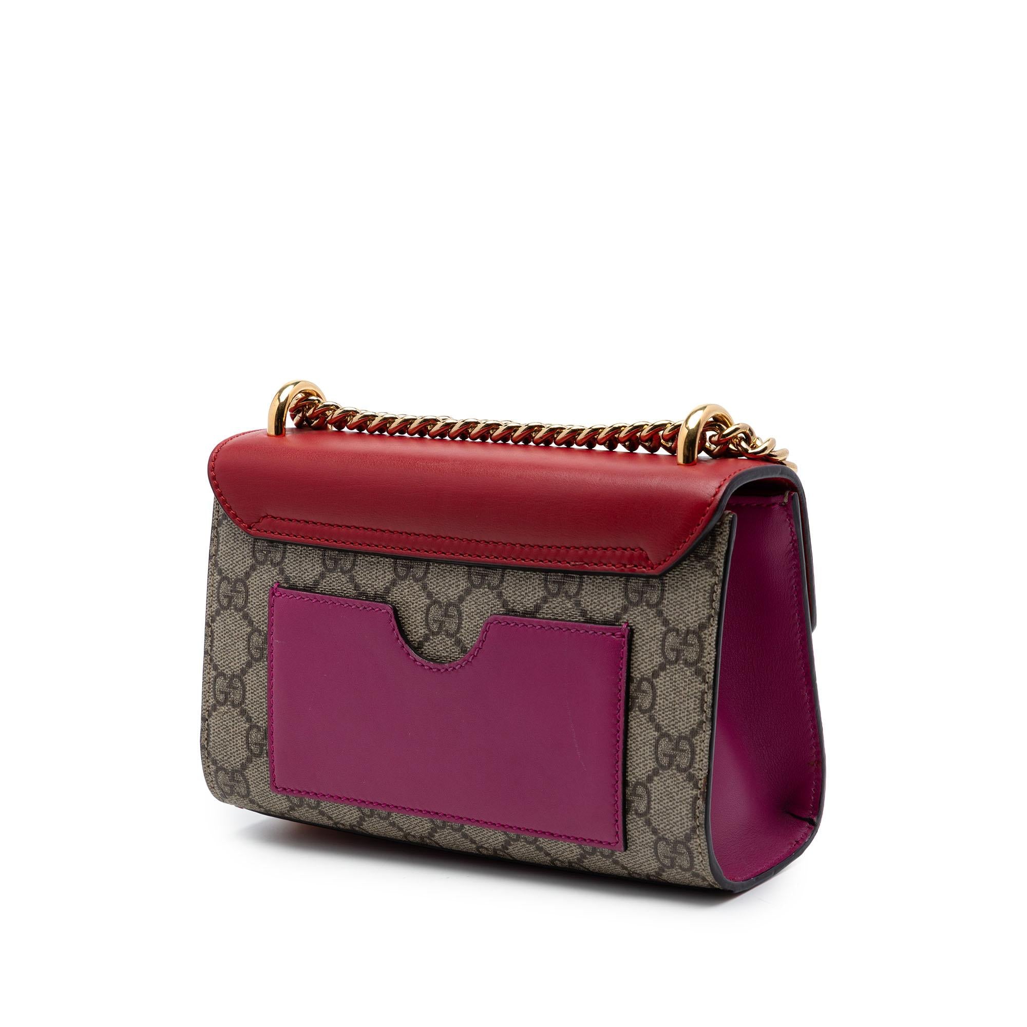 Gucci Small GG Supreme Padlock Crossbody