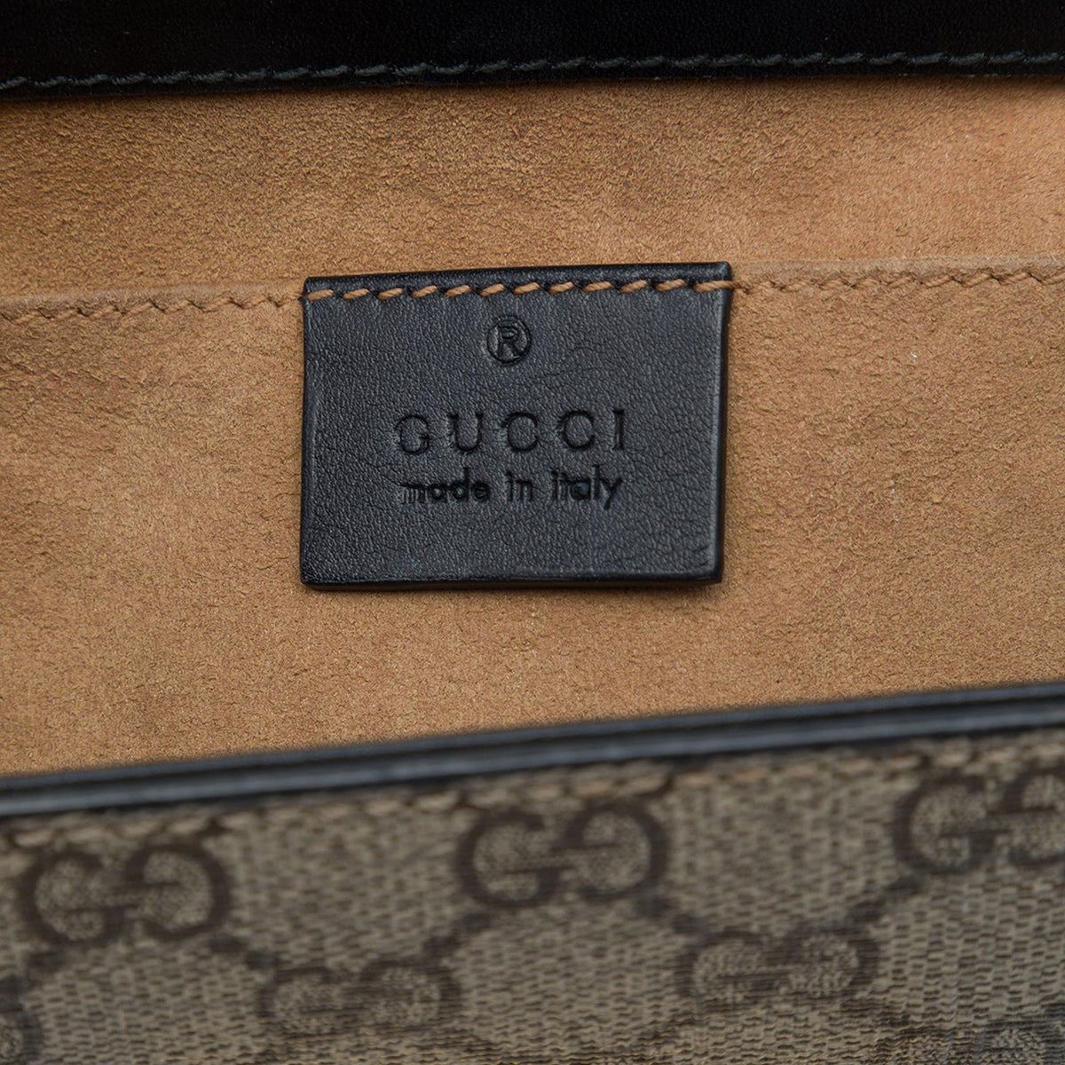 Gucci Small GG Supreme Padlock Crossbody