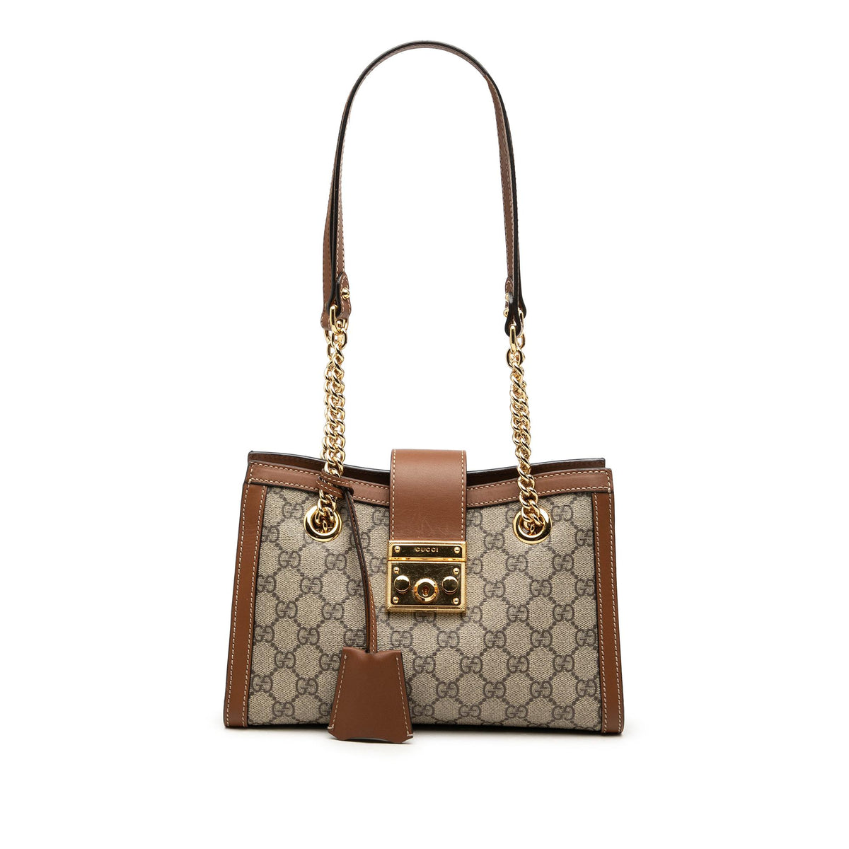 Gucci Small GG Supreme Padlock Tote