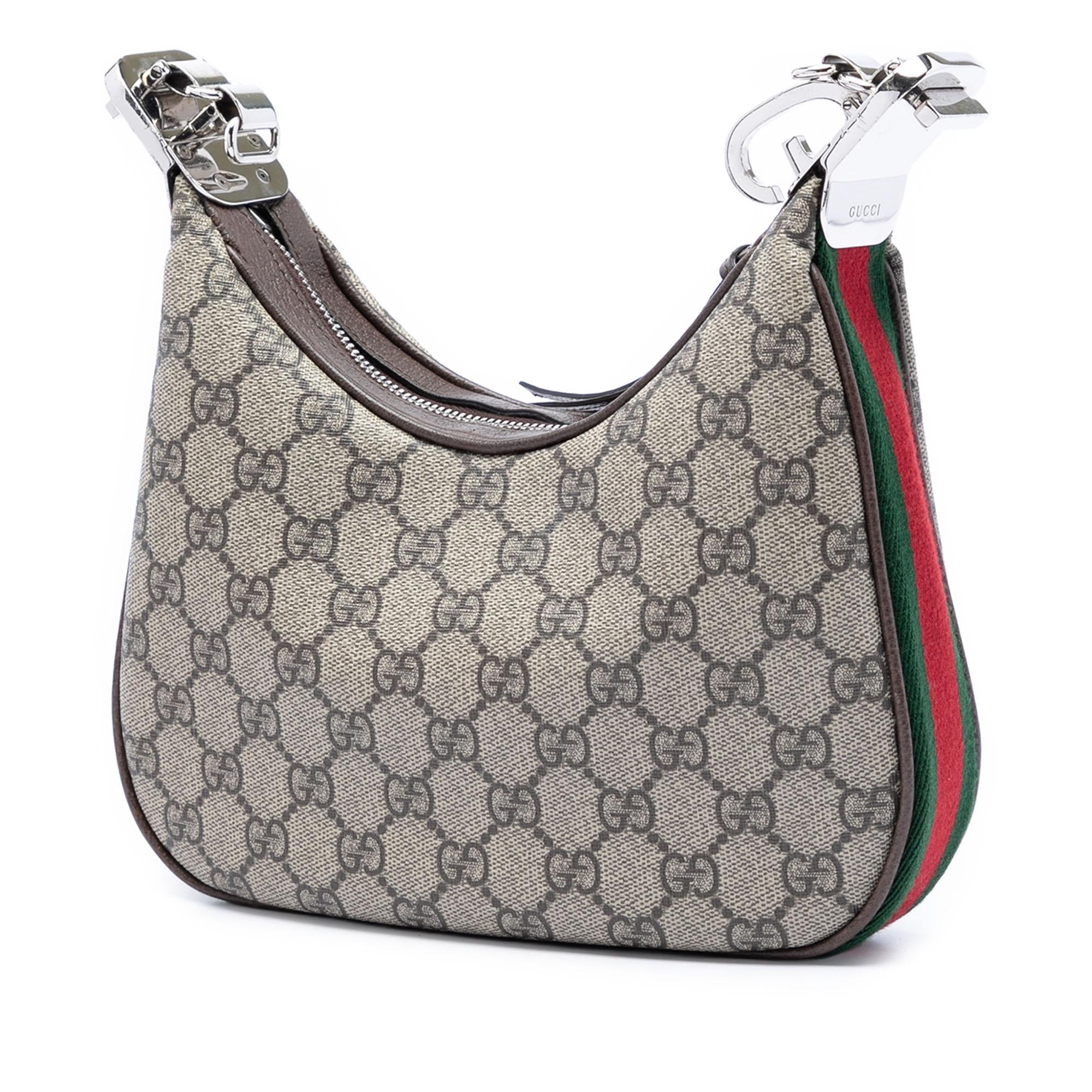 Gucci Small GG Supreme Web Attache Crossbody