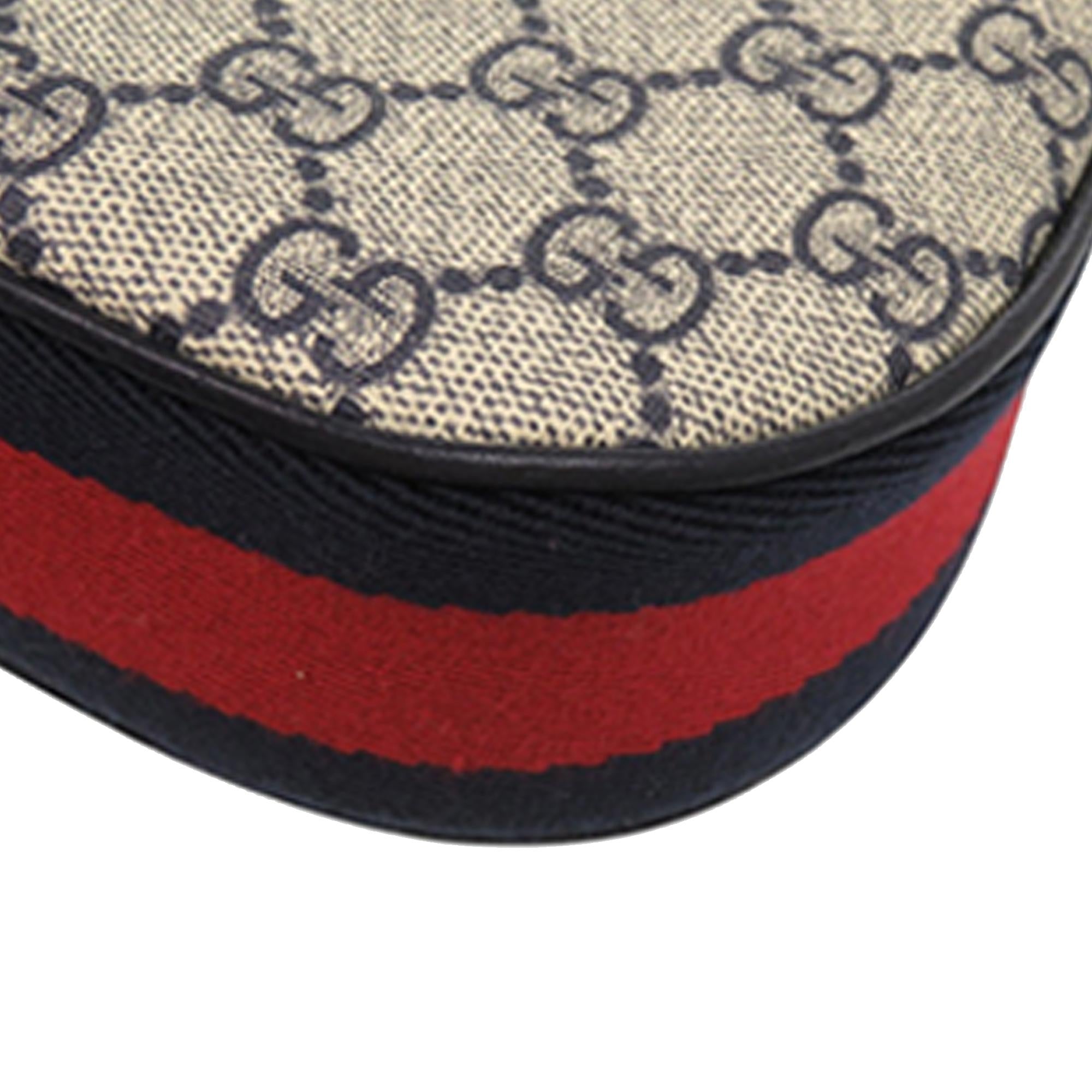 Gucci Small GG Supreme Web Attache Crossbody