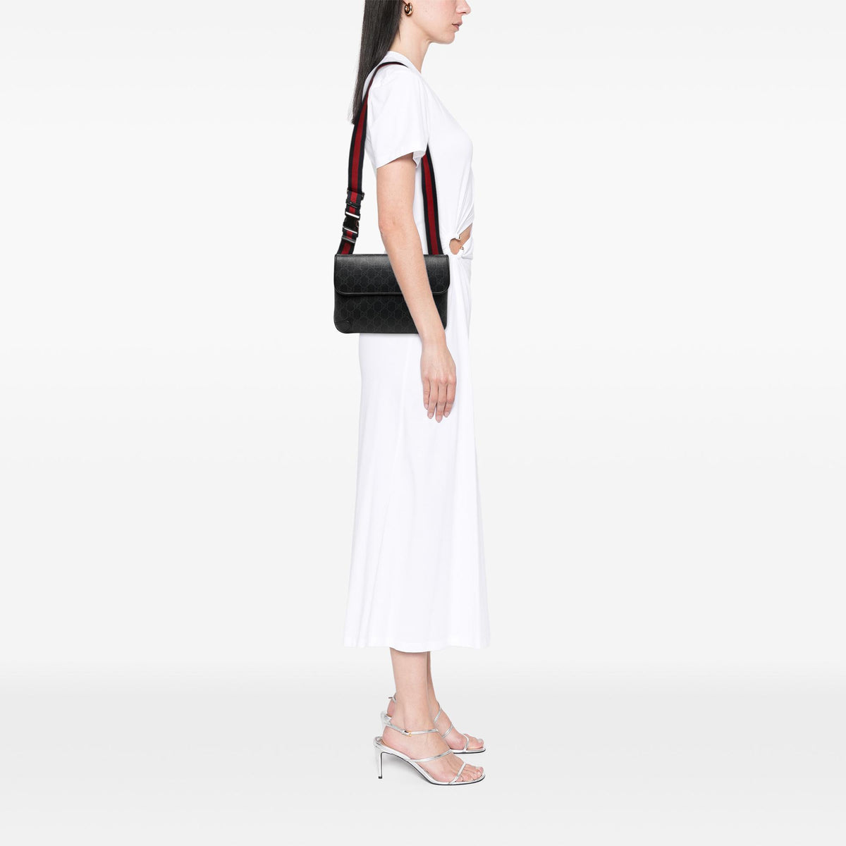 Gucci Small GG Supreme Web Belt Bag
