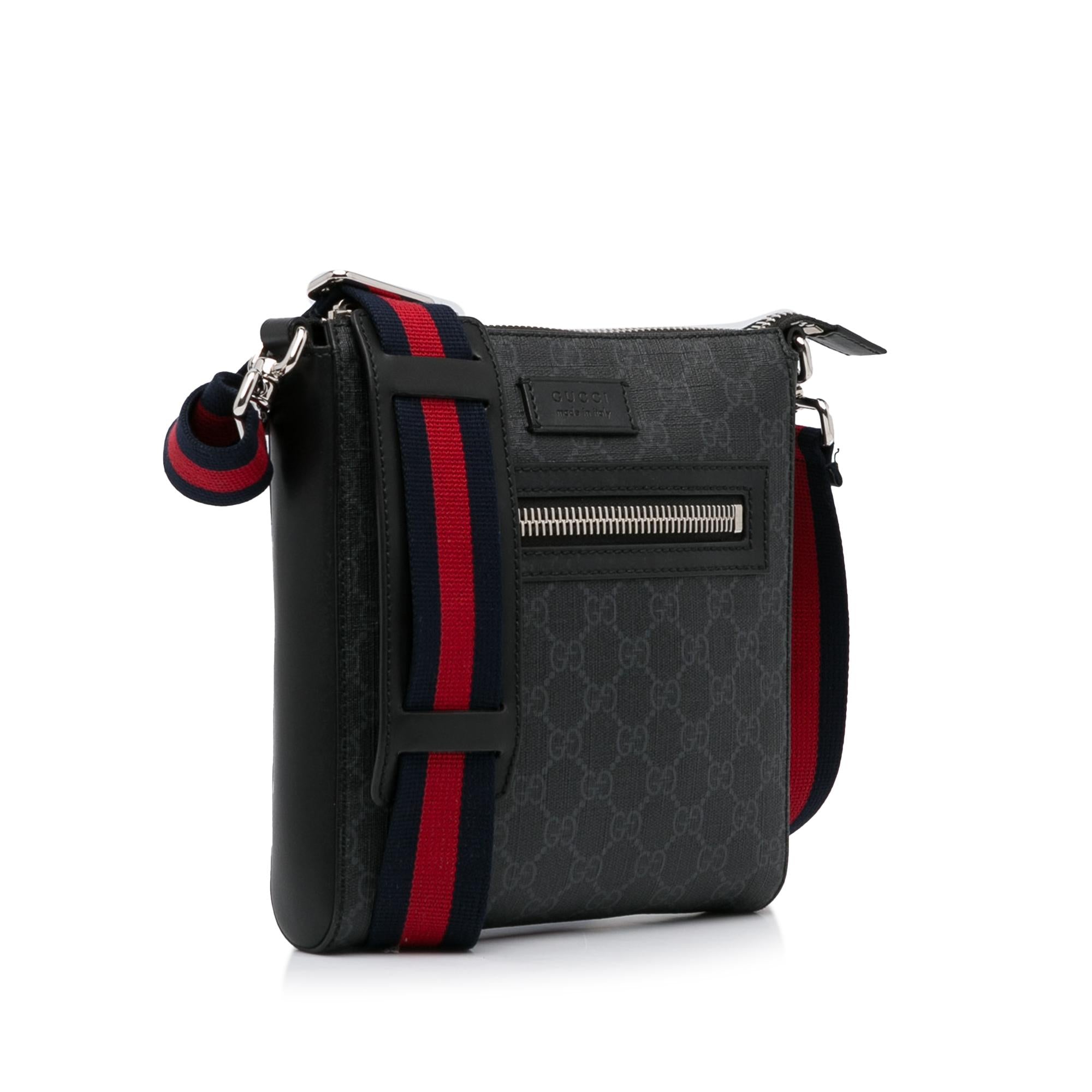 Gucci Small GG Supreme Web Crossbody (SHG-7p056S)