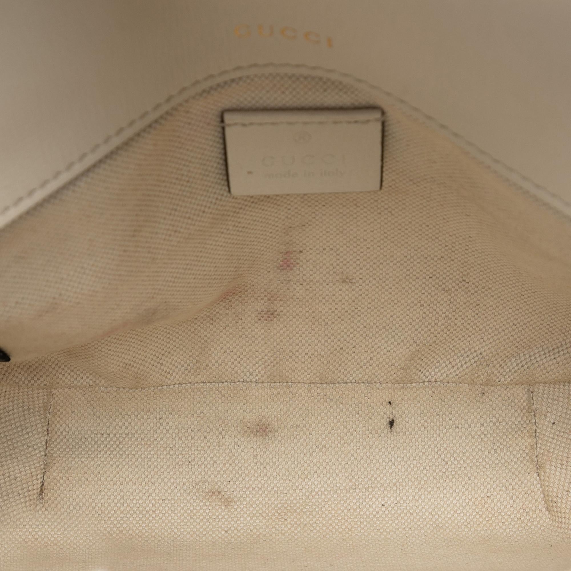 Gucci Small GG Supreme Web Horsebit 1955 Crossbody