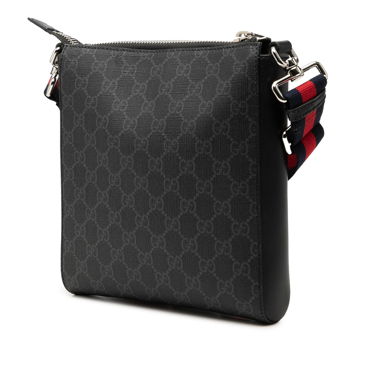 Gucci Small GG Supreme Web Messenger Bag