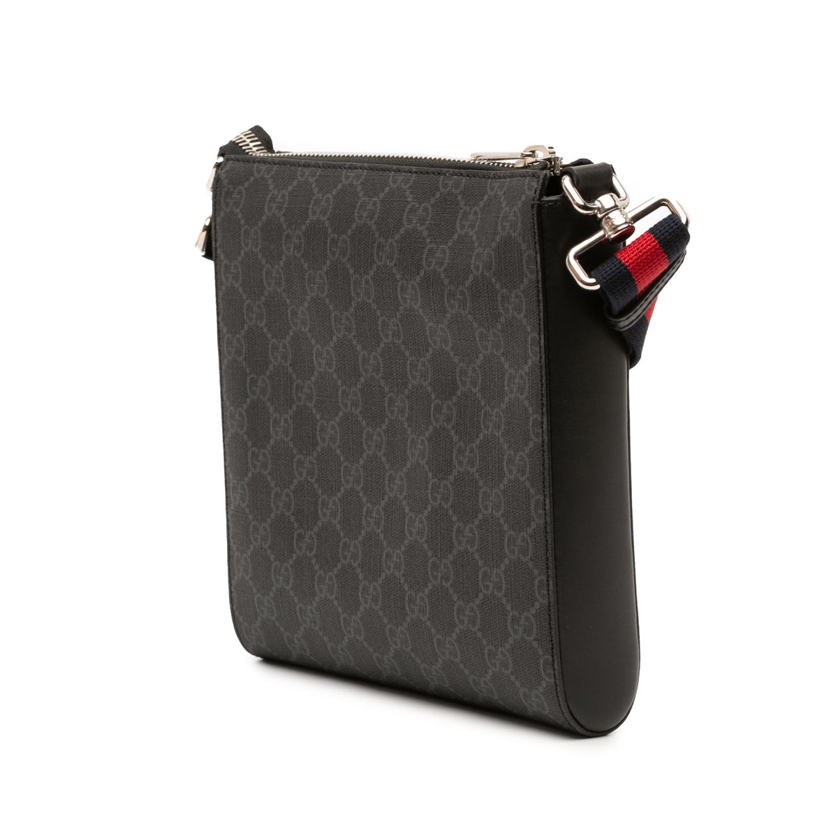 Gucci Small GG Supreme Web Messenger Bag