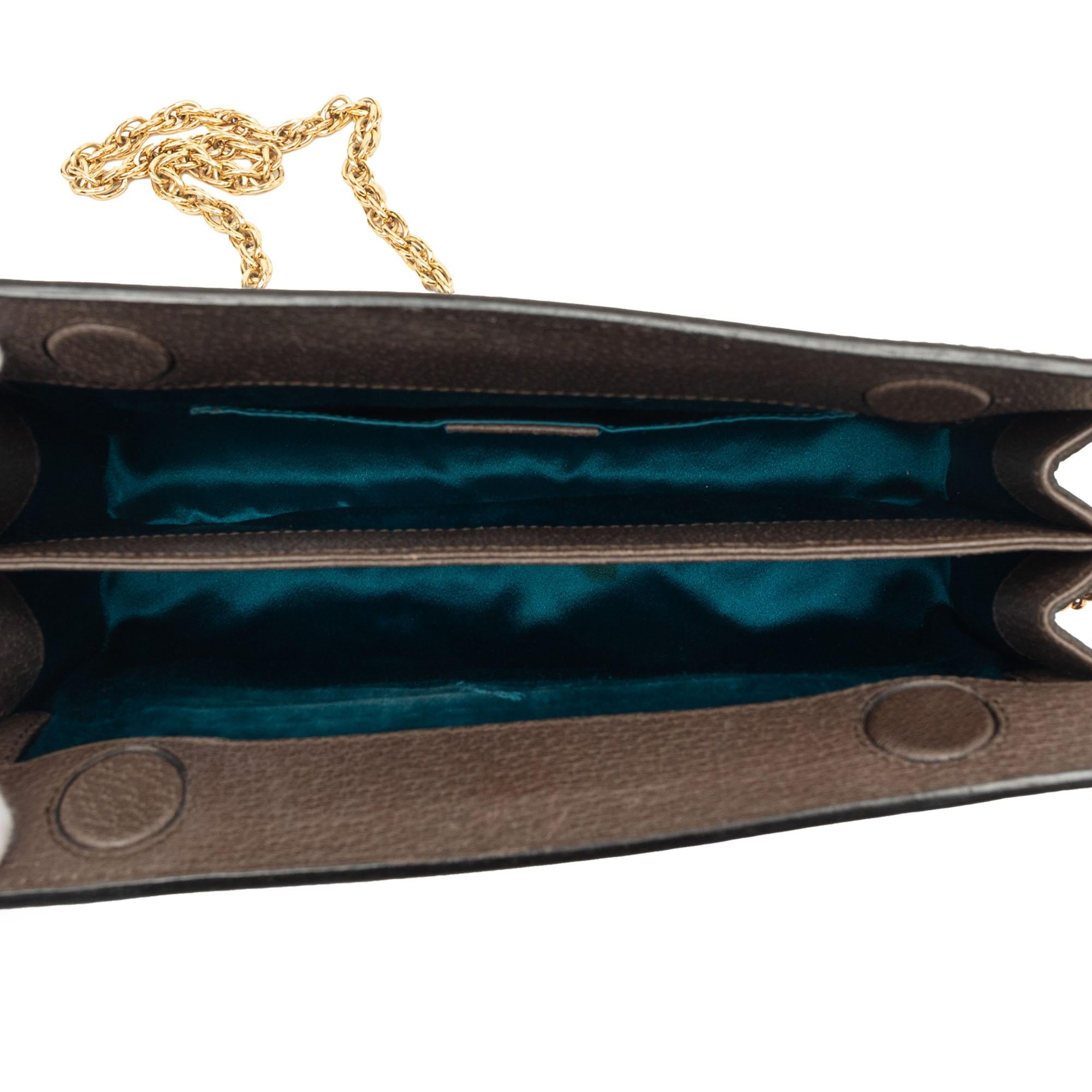 Gucci Small GG Supreme Web Ophidia Chain Crossbody