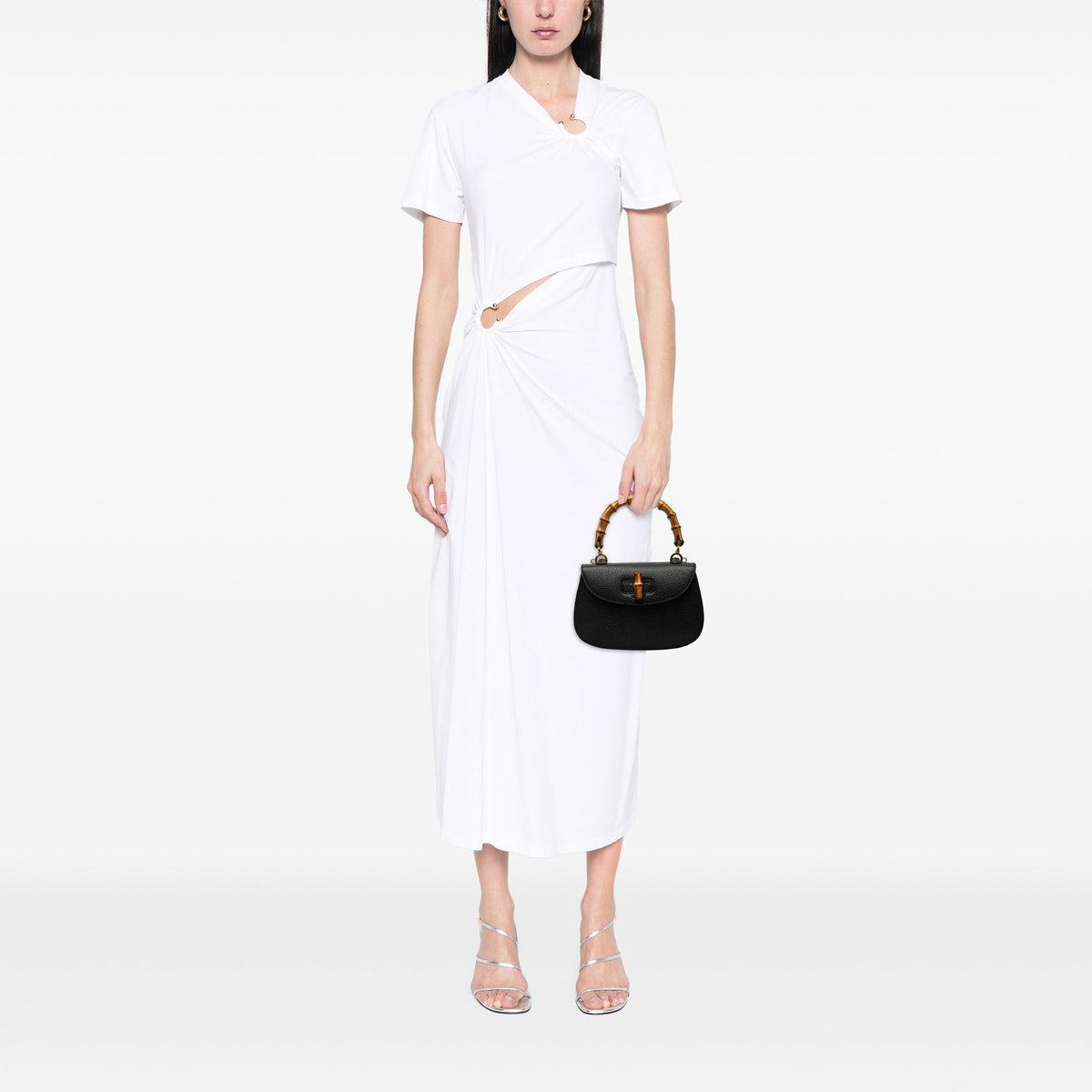Gucci Small Grained Calfskin Bamboo Night