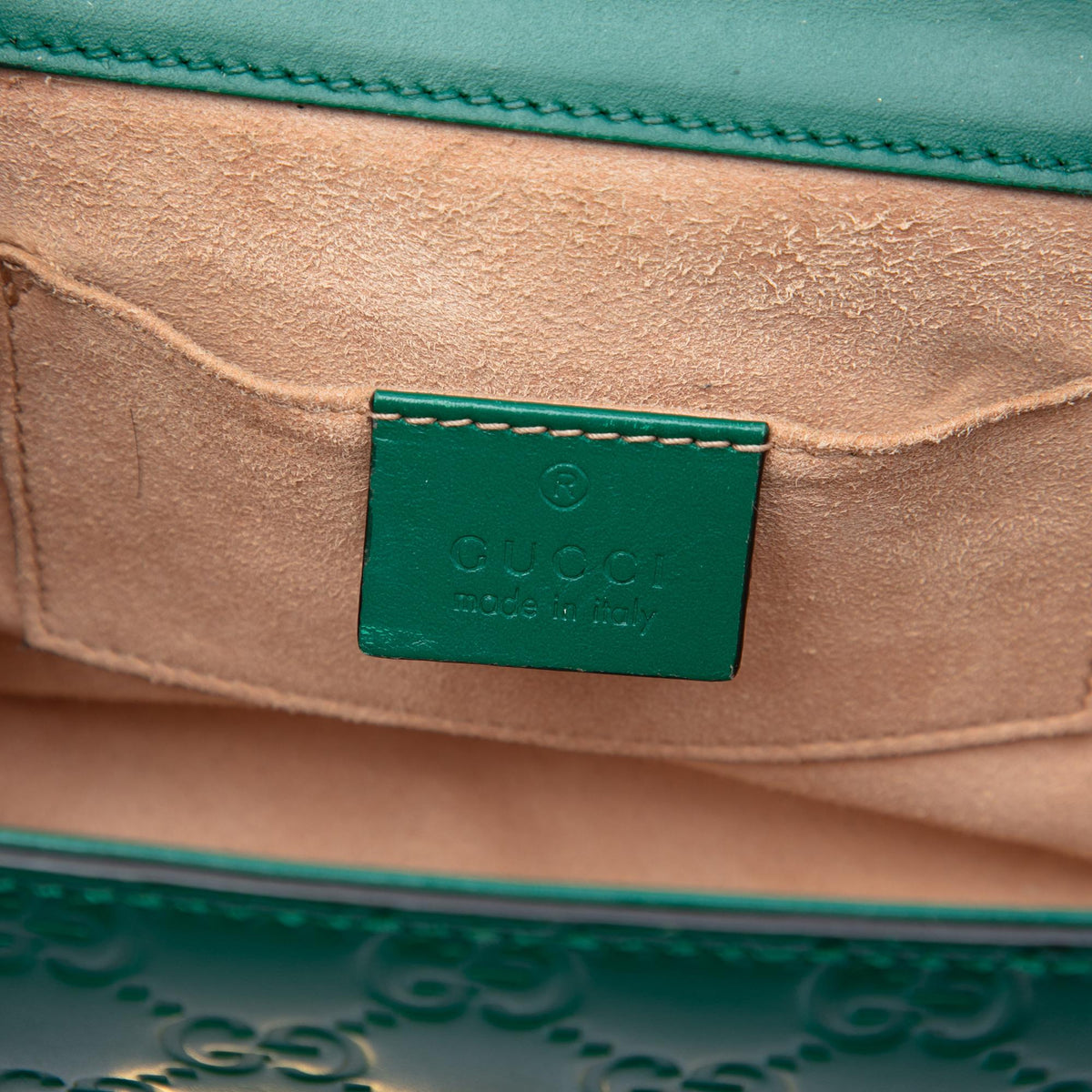 Gucci Small Guccissima Padlock Crossbody