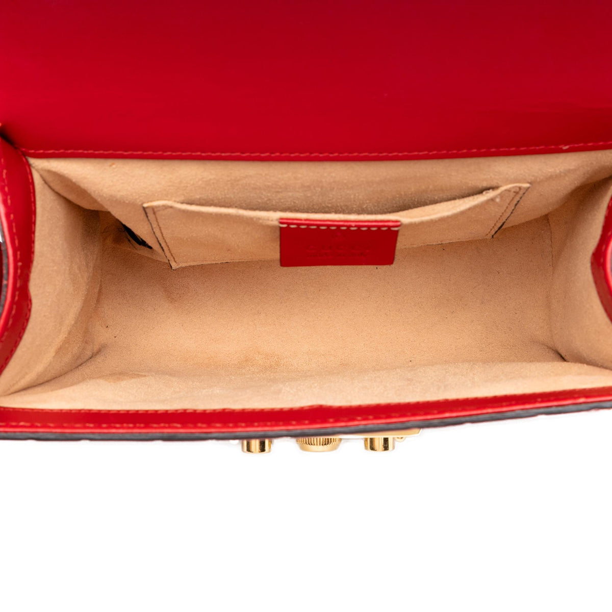 Gucci Small Guccissima Padlock Crossbody