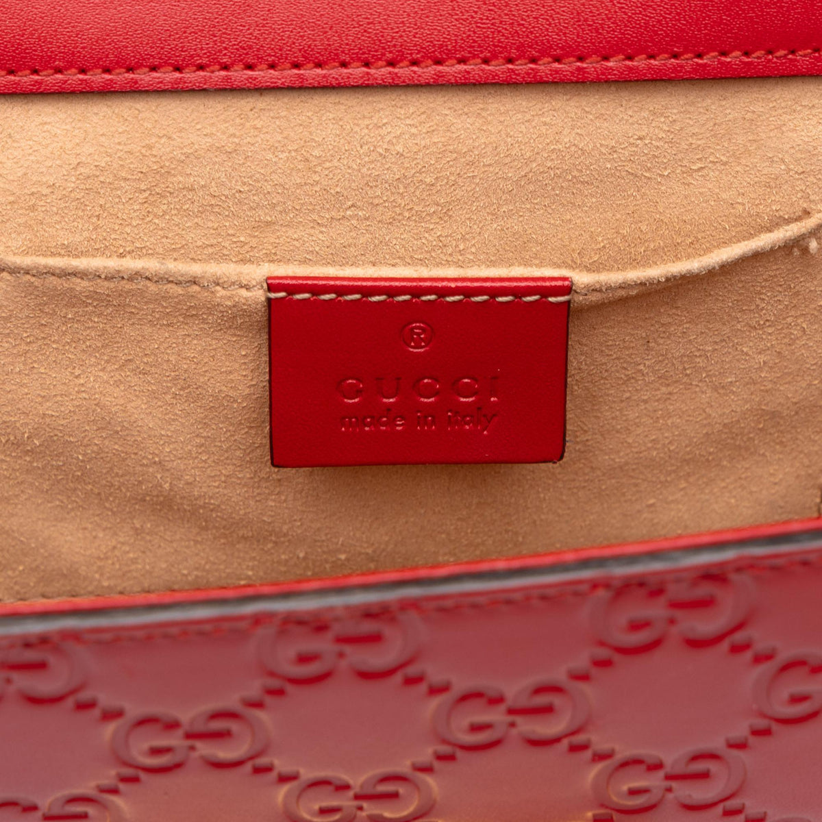 Gucci Small Guccissima Padlock Crossbody