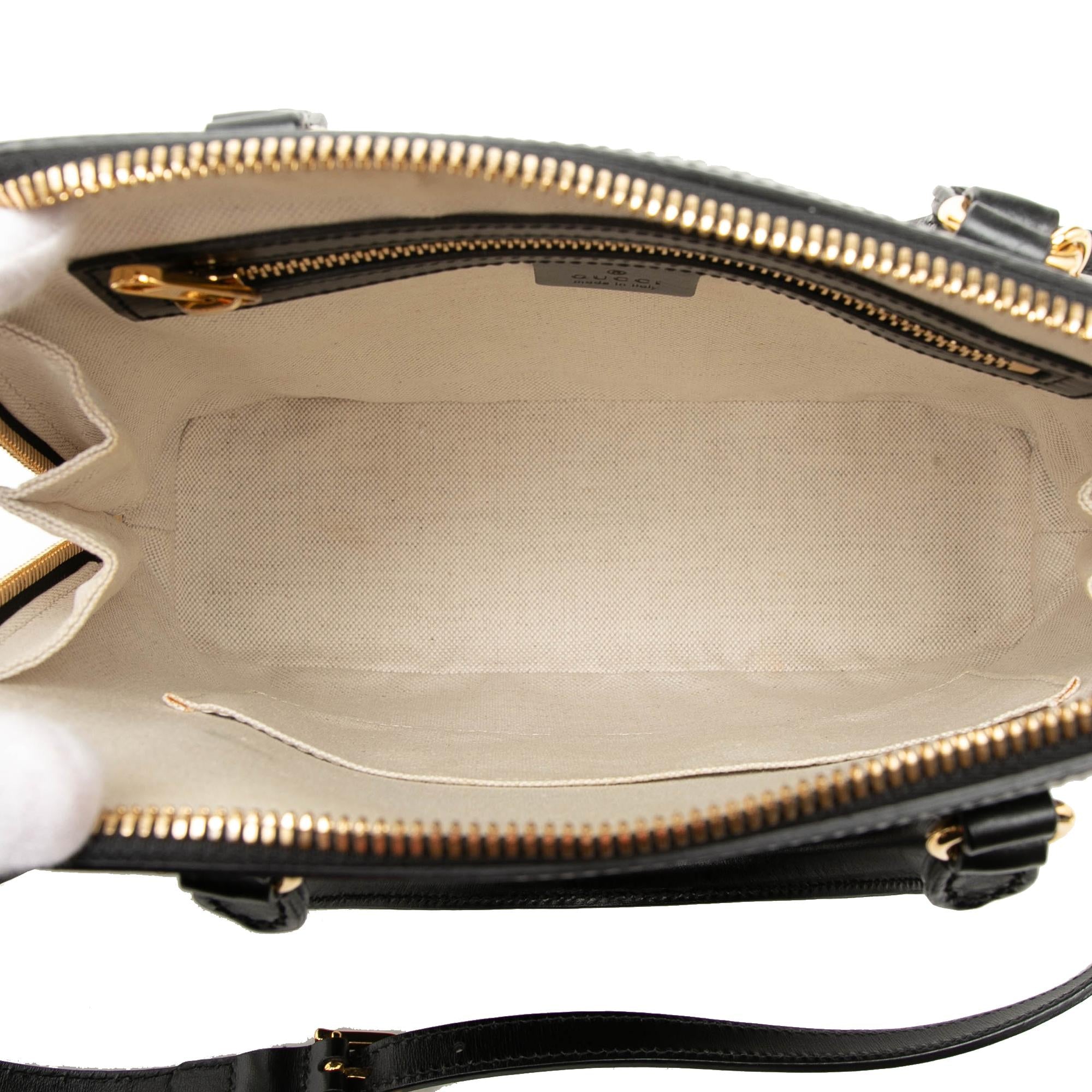 Gucci Small Leather Horsebit 1955 Satchel
