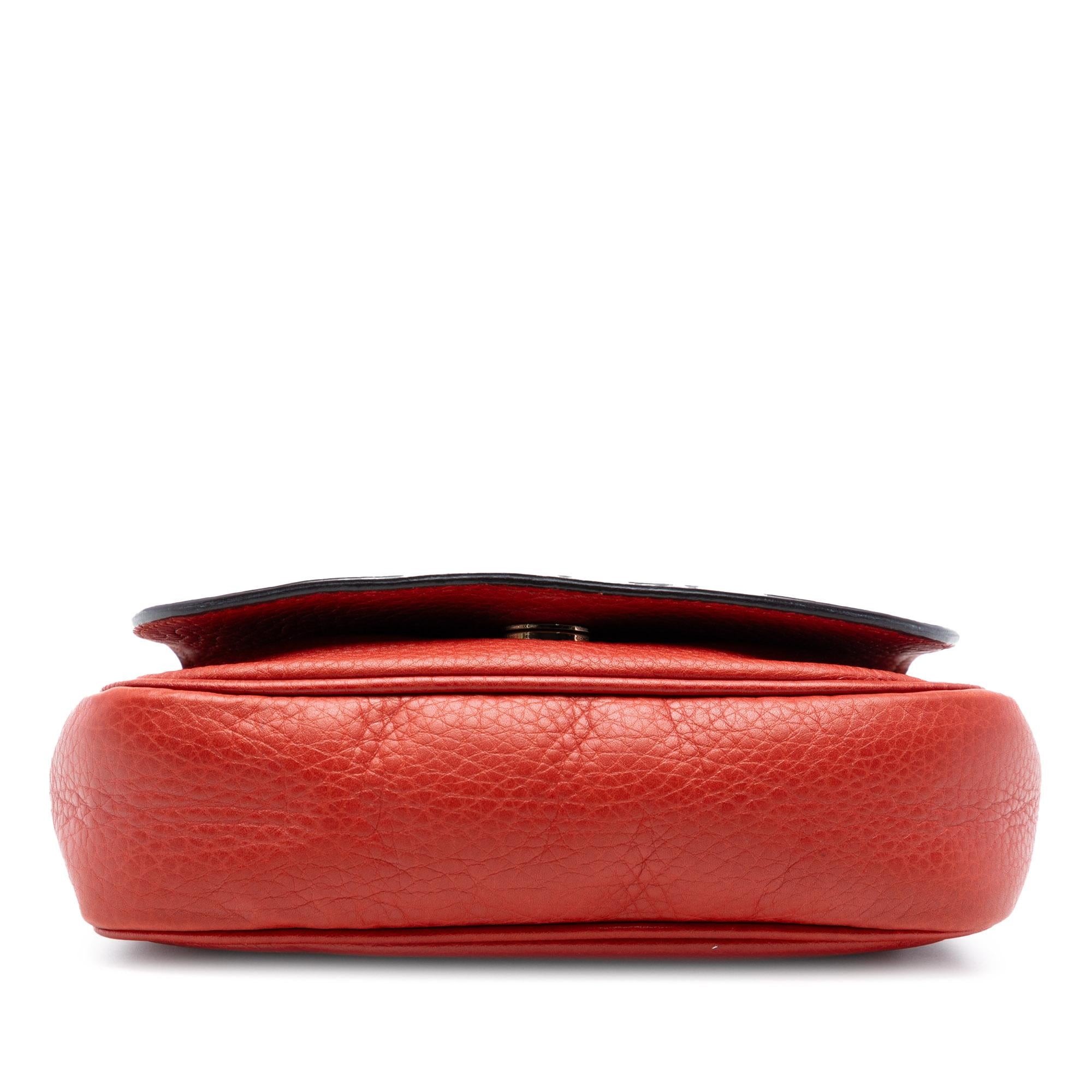 Gucci Small Leather Soho Chain Flap Crossbody
