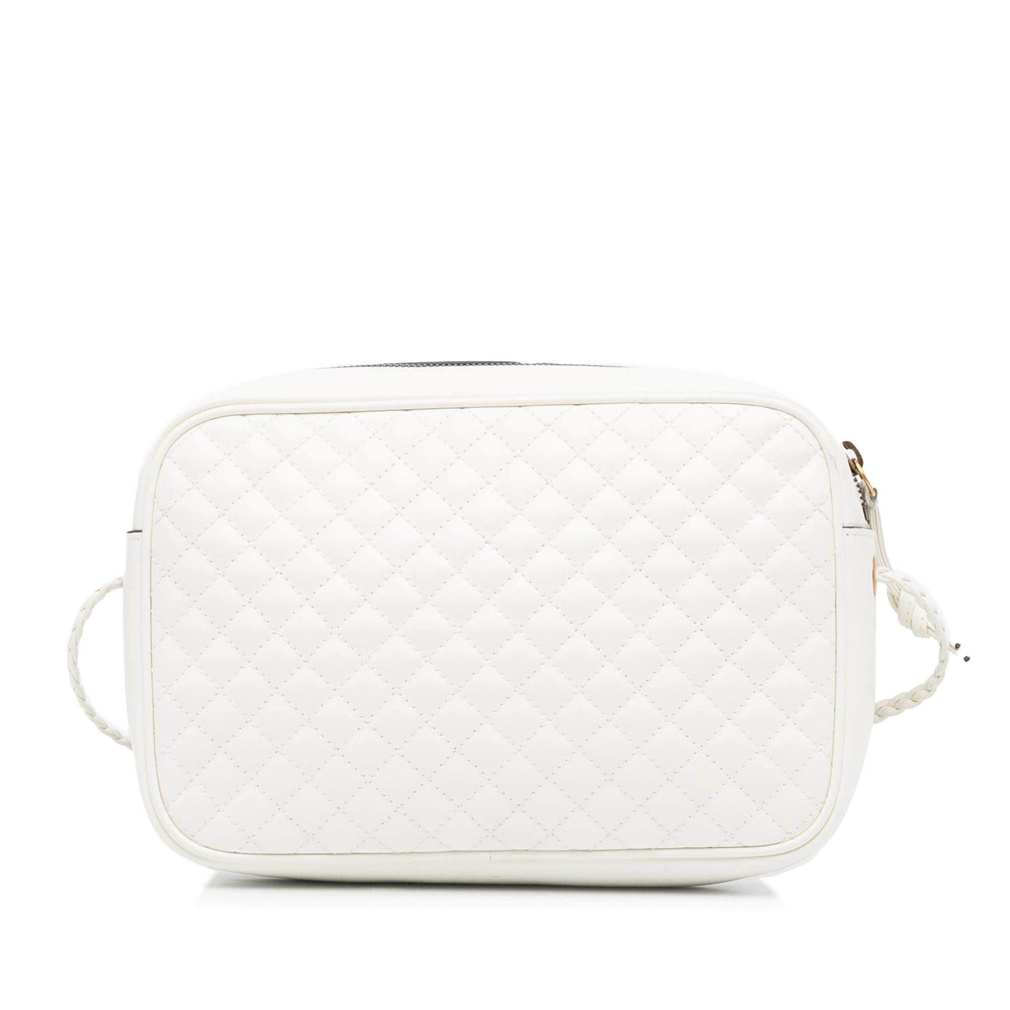 Gucci Small Leather Web Trapuntata Crossbody (SHG-3PW6zo)
