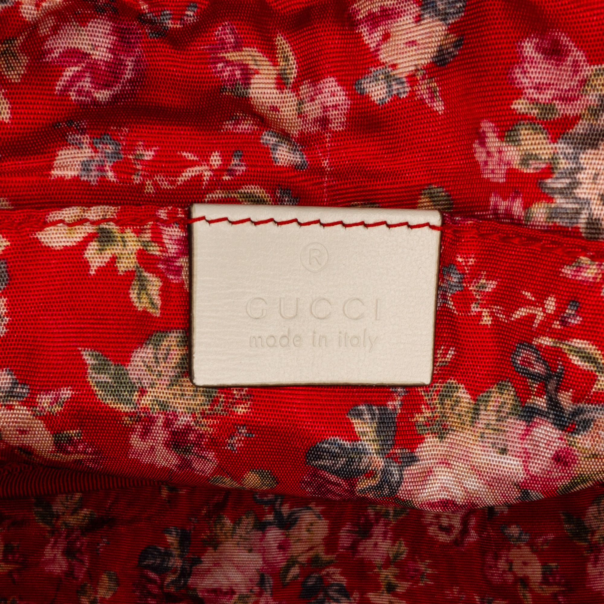 Gucci Small Leather Web Trapuntata Crossbody (SHG-3PW6zo)