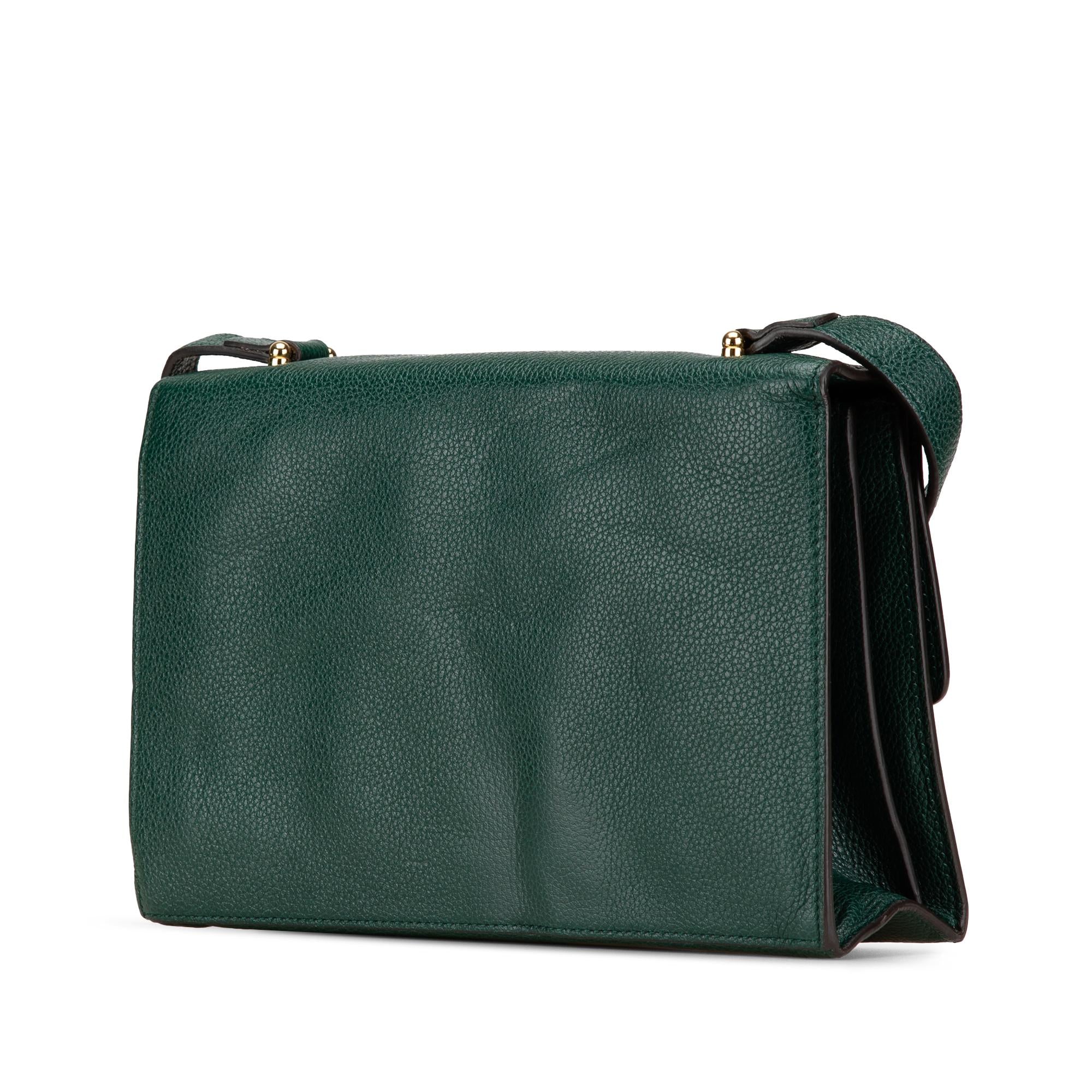 Gucci Small Leather Zumi Flap Crossbody