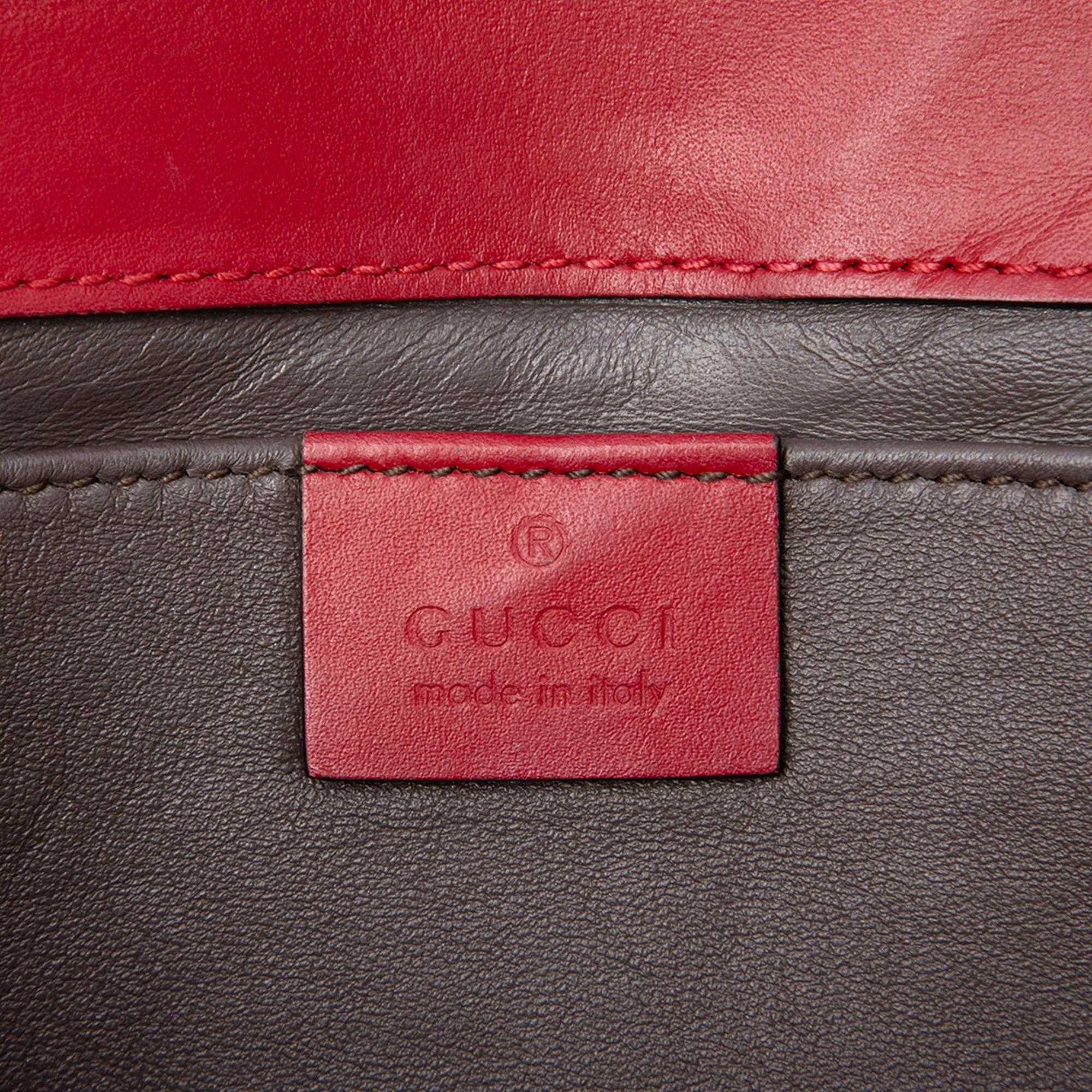 Gucci Small Leather Zumi Satchel