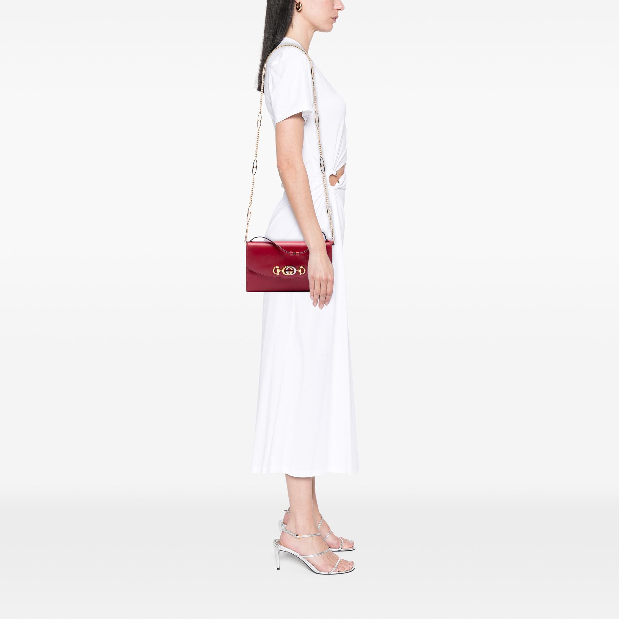 Gucci Small Leather Zumi Satchel