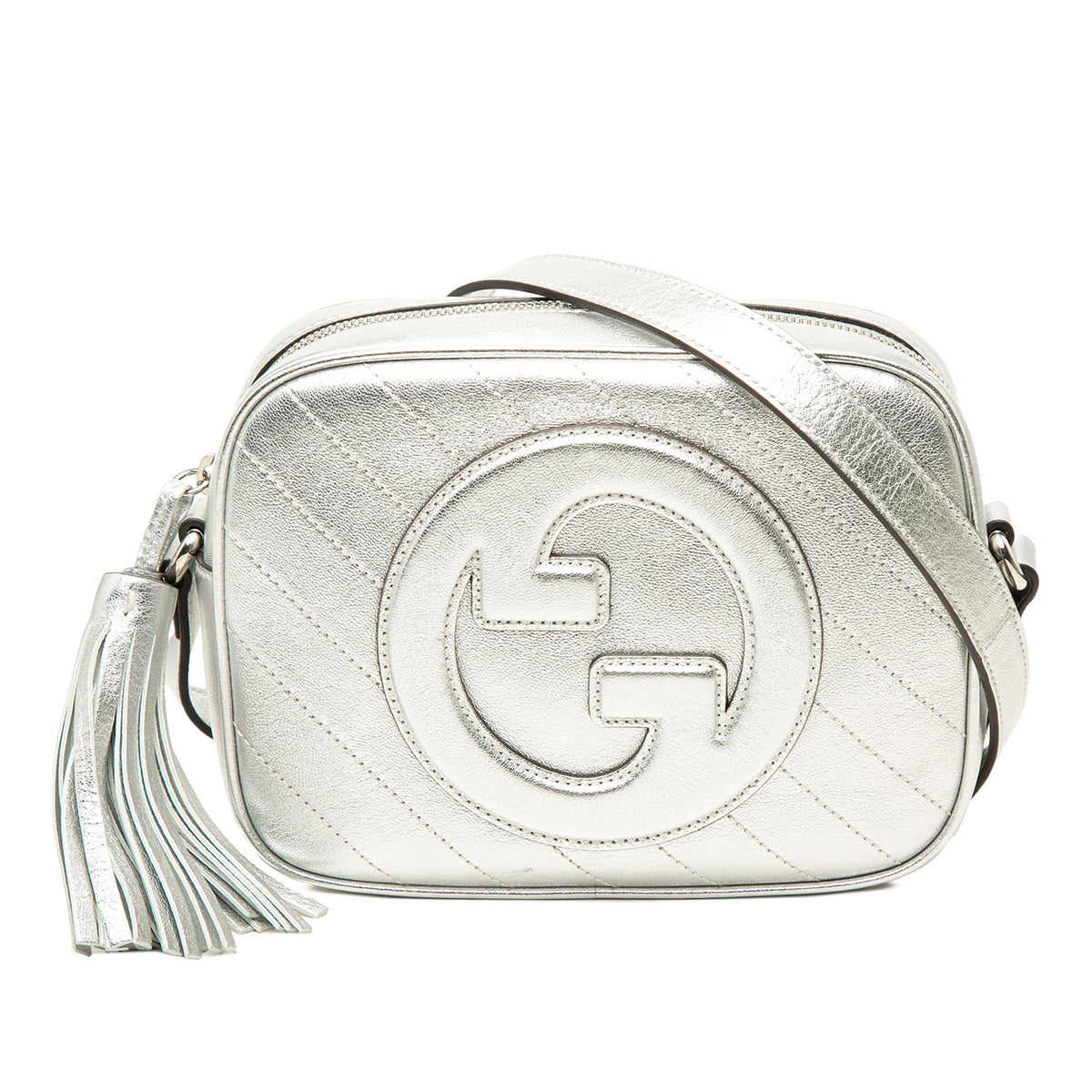 Gucci Small Metallic Calfskin Blondie Crossbody