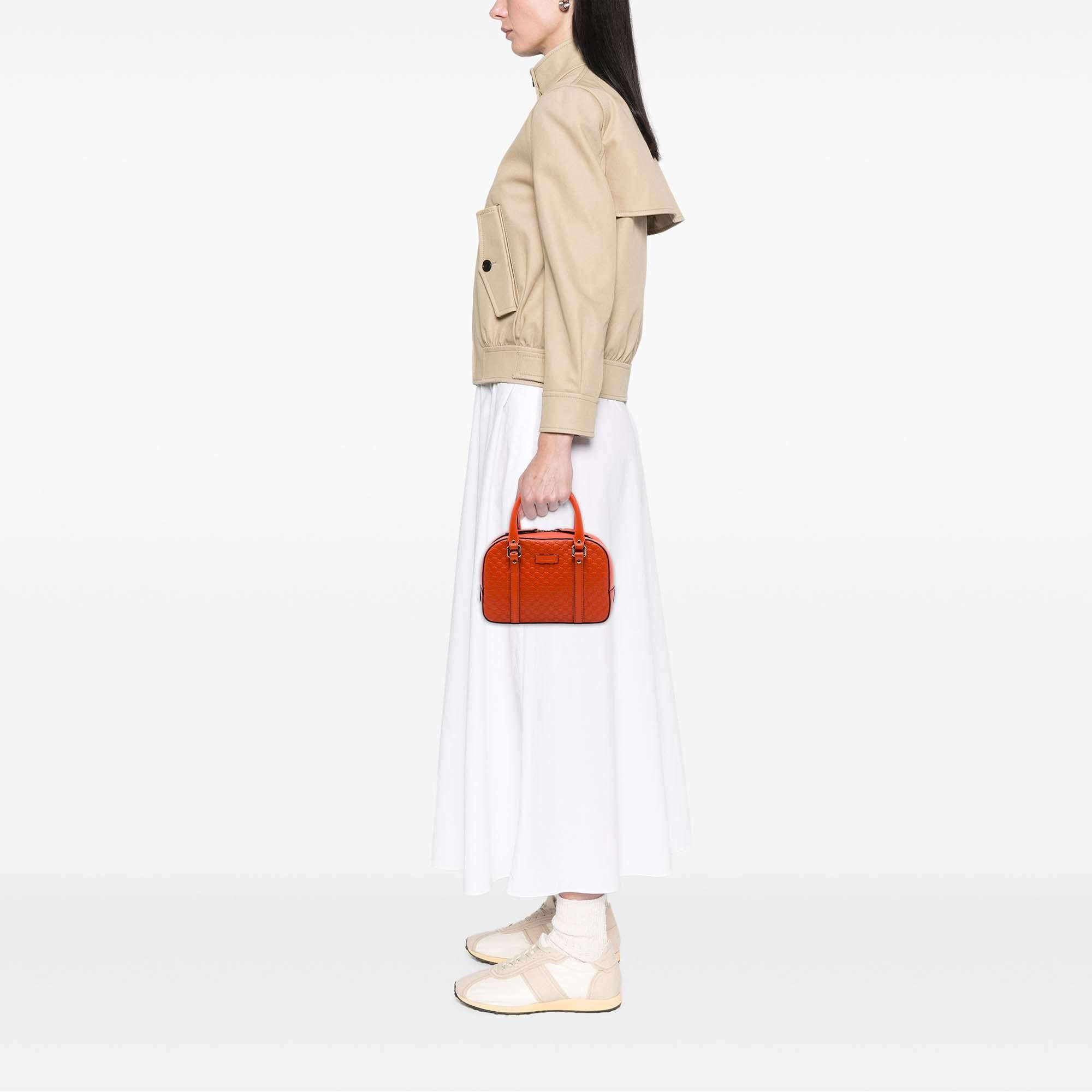 Gucci Small Microguccissima Bree Satchel