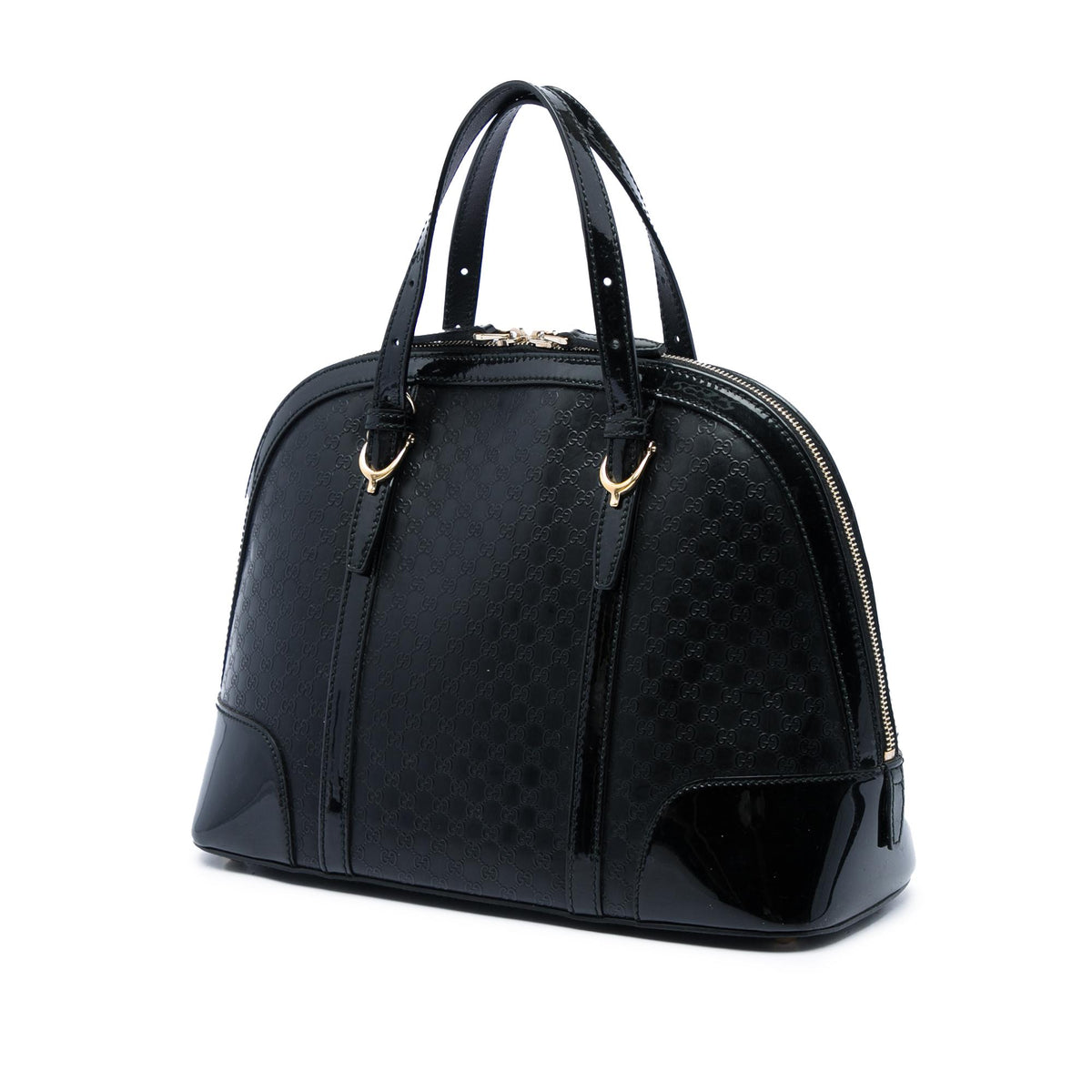 Gucci Small Microguccissima Patent Nice Satchel