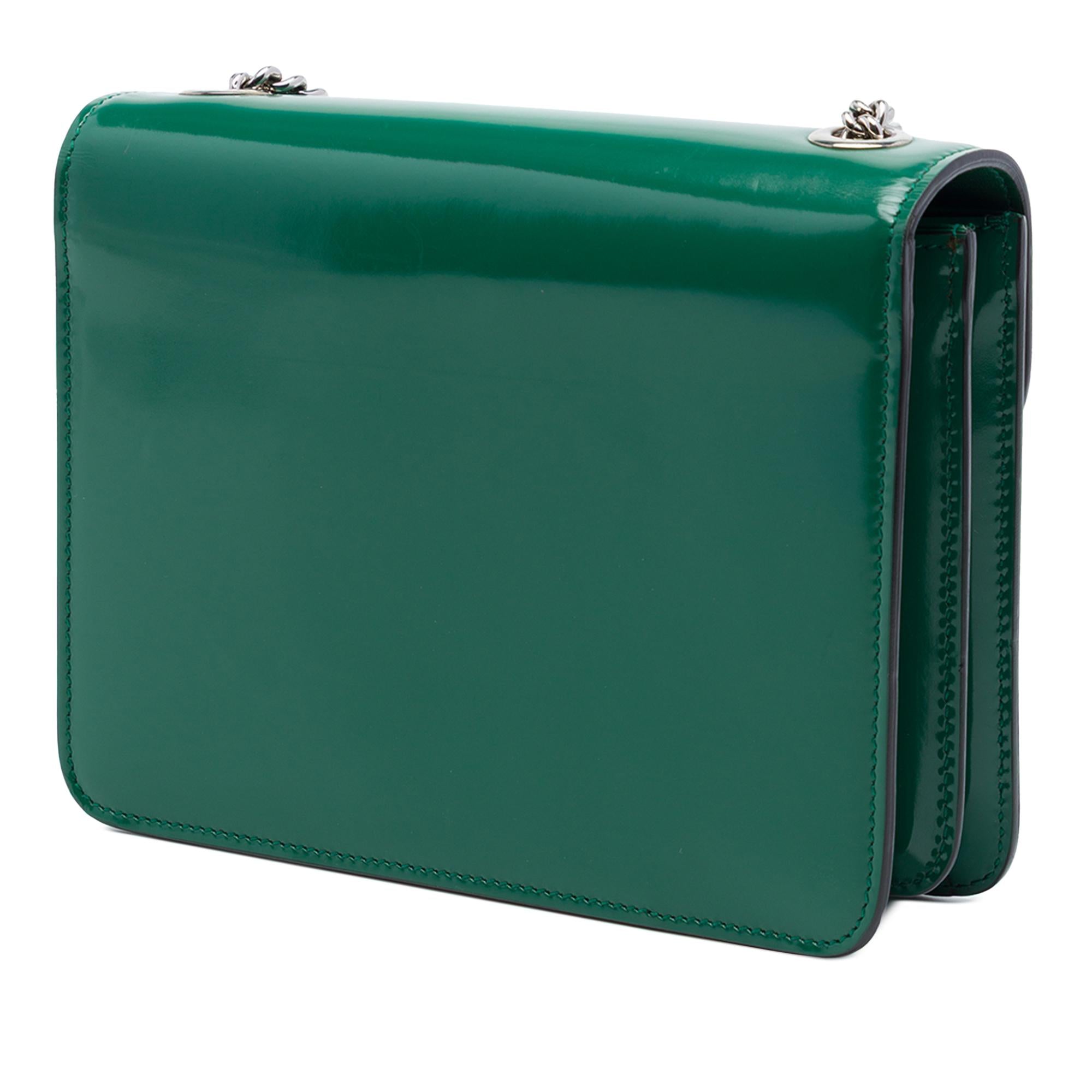 Gucci Small Patent Interlocking G Crossbody