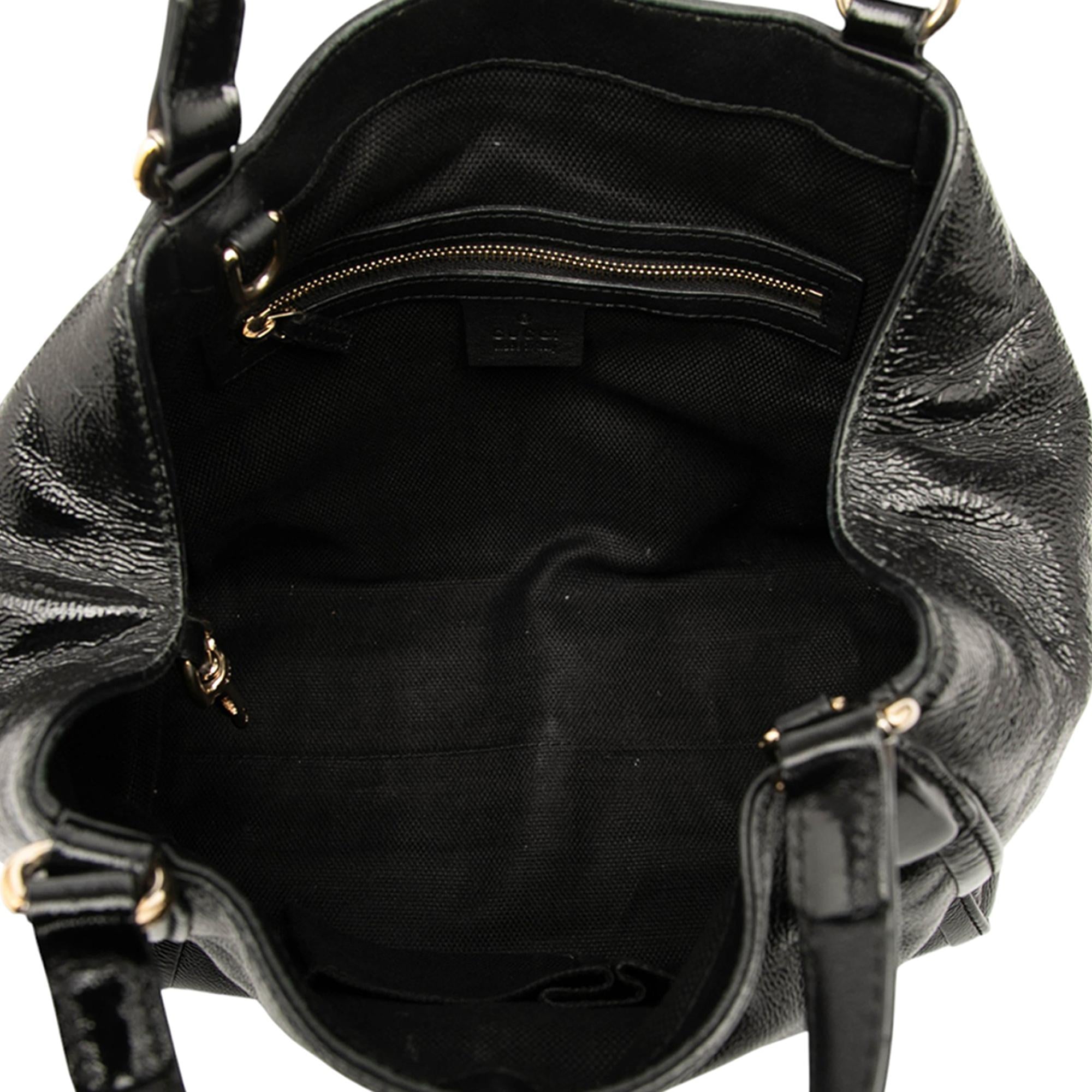 Gucci Small Patent Soho Satchel