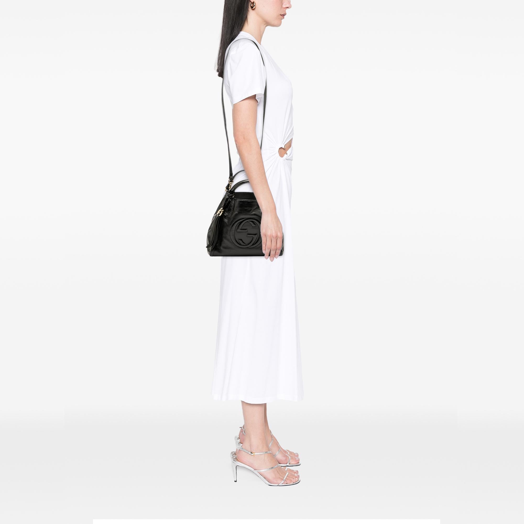 Gucci Small Patent Soho Satchel