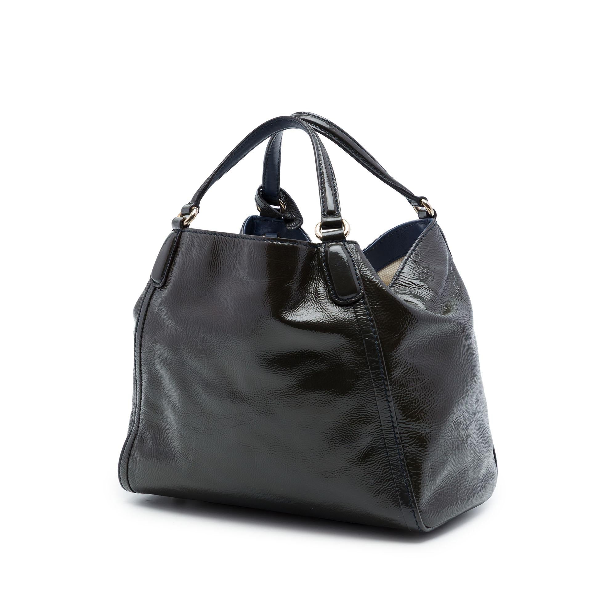 Gucci Small Patent Soho Satchel