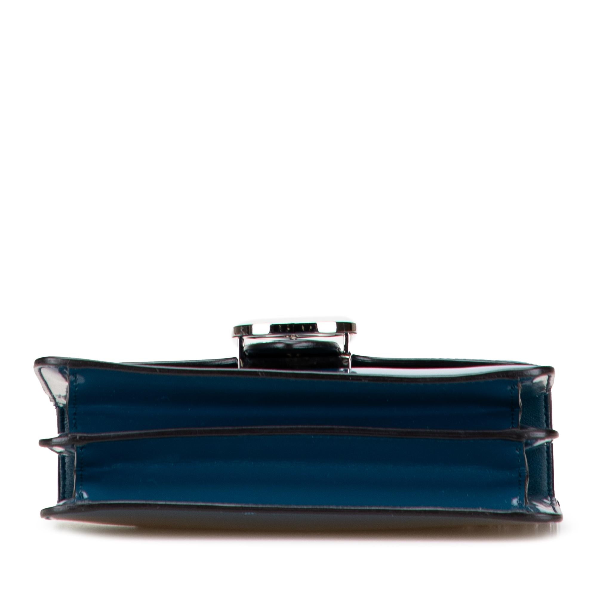 Gucci Small Polished Calfskin Interlocking G Dollar Crossbody