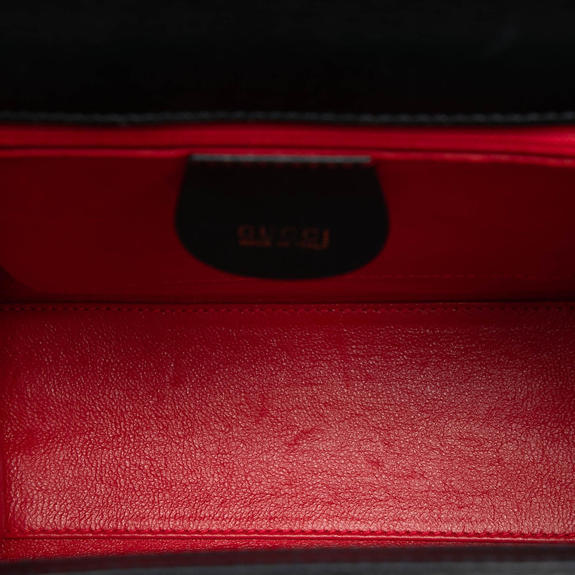 Gucci Smooth Calfskin Lady Lock Satchel
