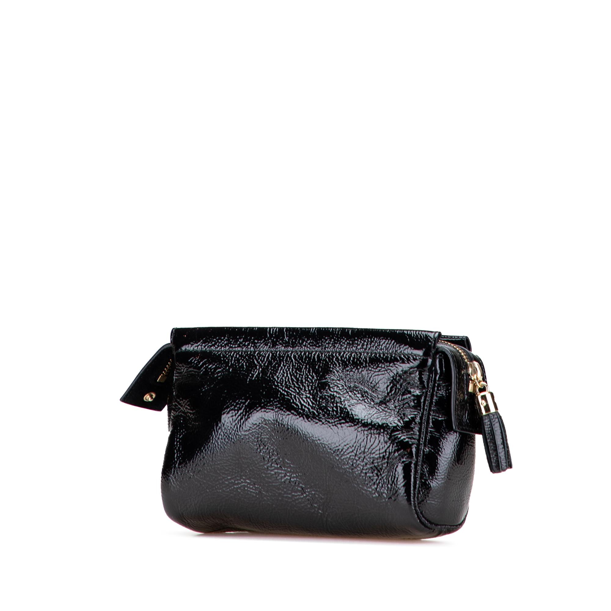 Gucci Soft Patent Soho Clutch