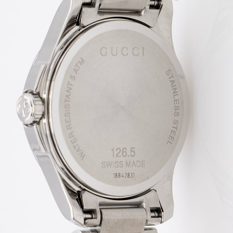 Gucci Stainless Steel Diamante G-Timeless Watch (SHF-HXnpNU)